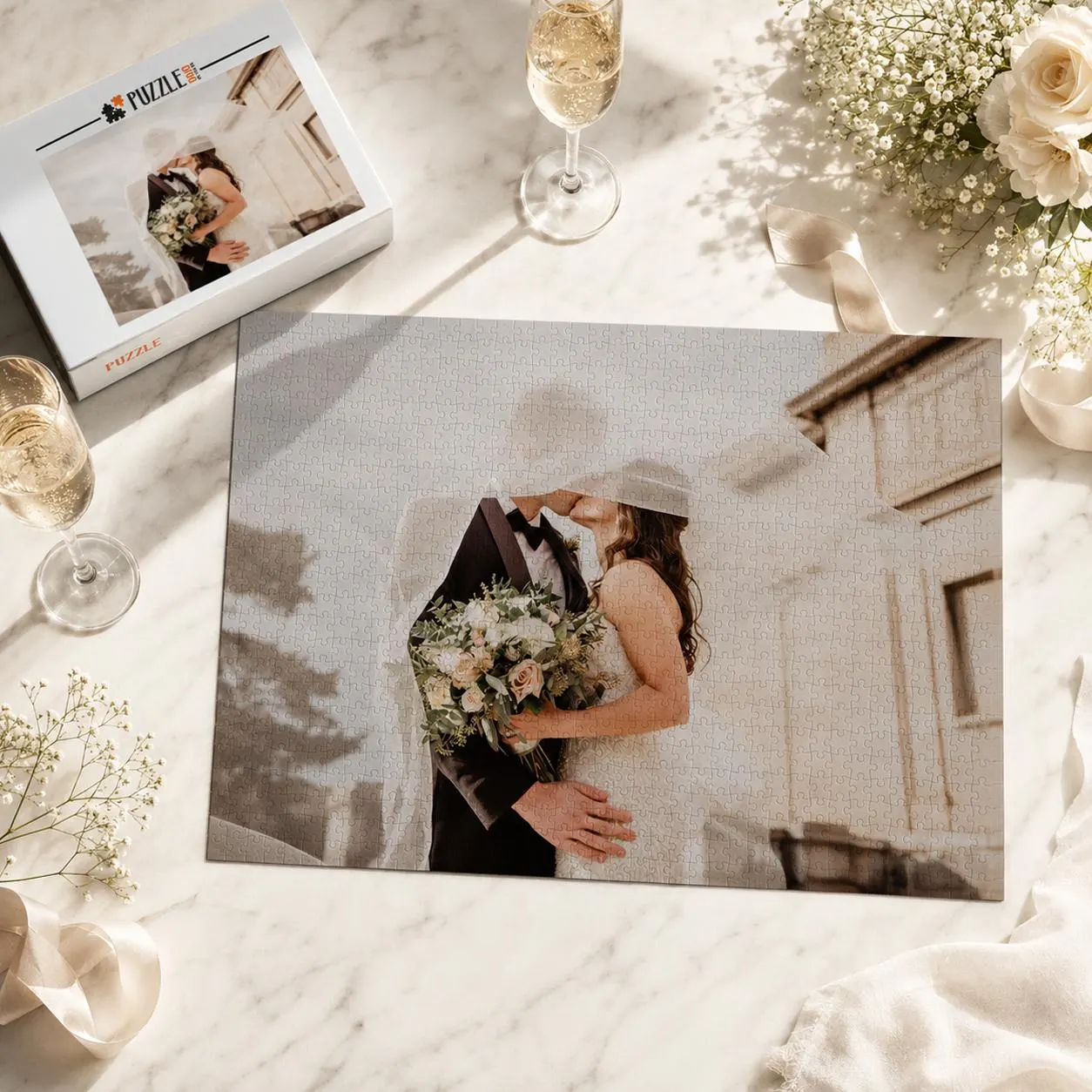 Personalised Photo Puzzle 2000 Pieces, Custom Jigsaw Puzzle Gift, Birthday Anniversary Christmas