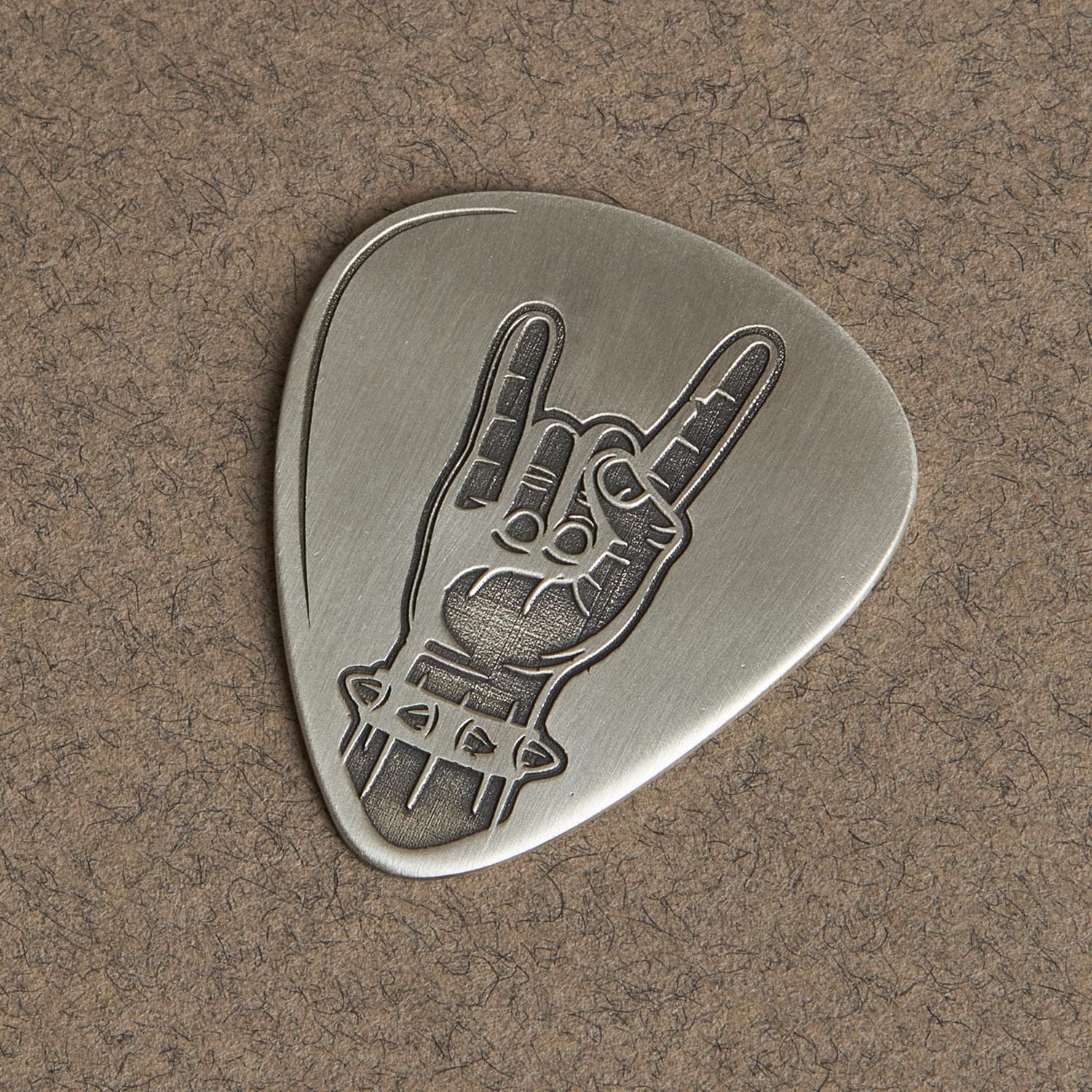 Personalised Silver Guitar Pick – Custom Engraved, 925 Sterling, Gift for Musicians & Music Lovers, Unique Plectrum, Handmade - image 2