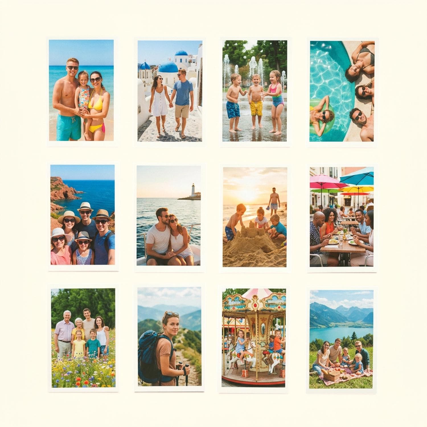 Custom Retro Style Photo Prints, Set of 105 Keepsakes, Personalised Memory Gifts - image 5