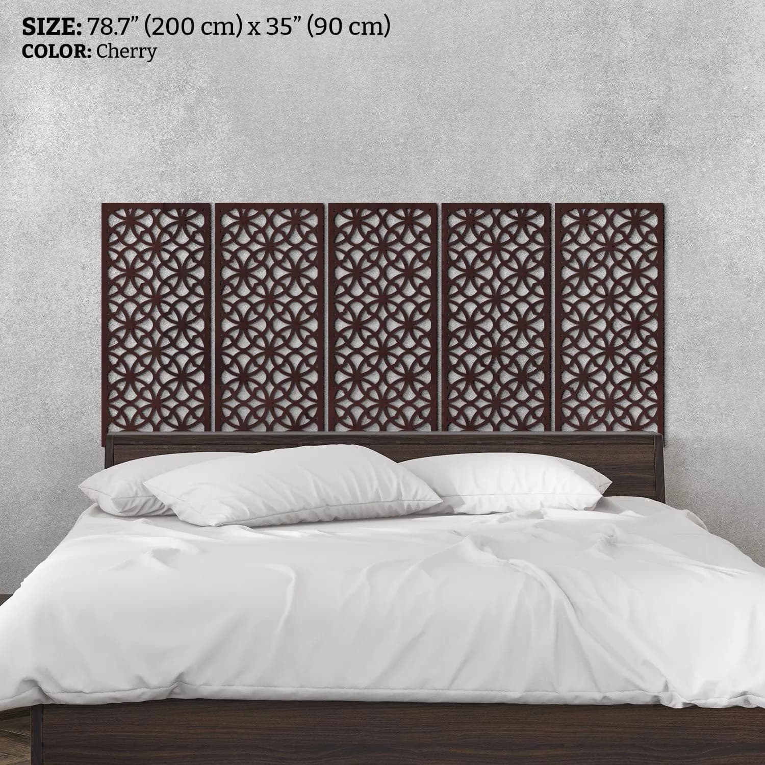 Headboard Decor, Wooden Headboard Wall Art, Bedroom Wall Decor, Bed Headboard Decoration, Boho Bedroom Decor, Modern Wall Art