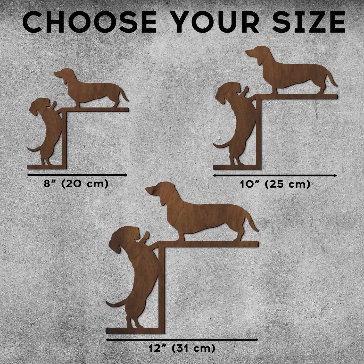 Wooden Dachshund Door Topper, Dog Door Corner Decor, Doxie Wall Art, Over Door Frame Decor, Dog Lover Gift - image 4