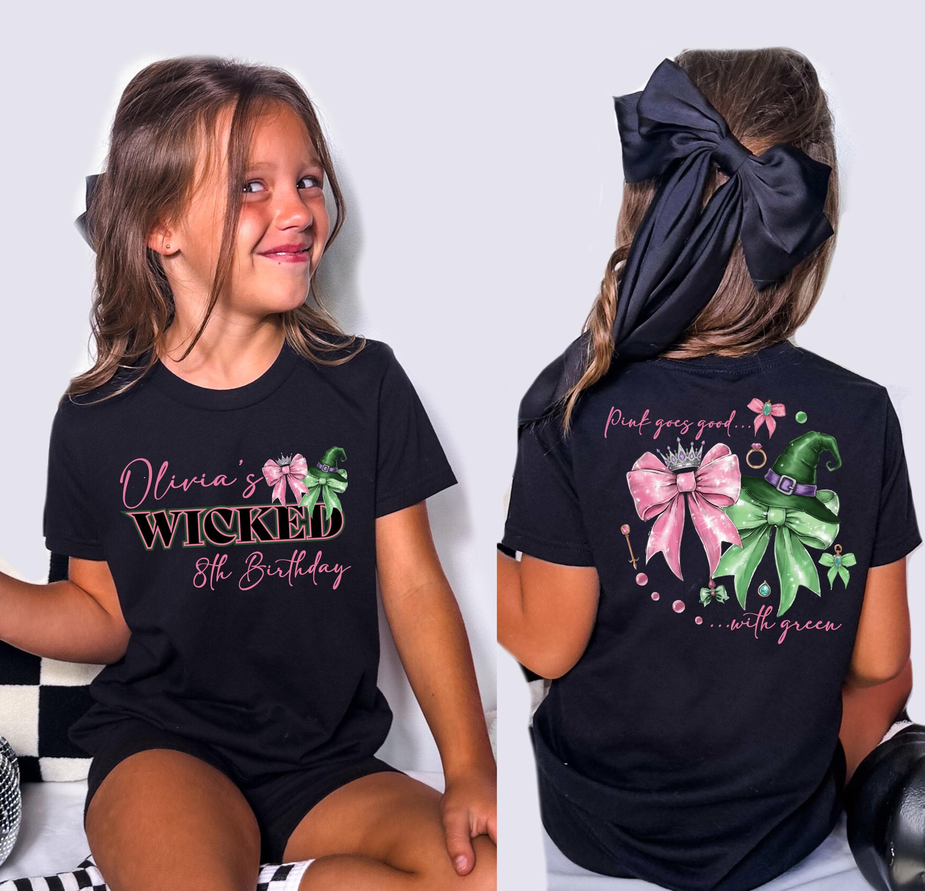 Custom Wicked Birthday Shirt Personalized Birthday Wicked Sweatshirt Gift Birthday Princess Birthday Tee Family Birthday Tee