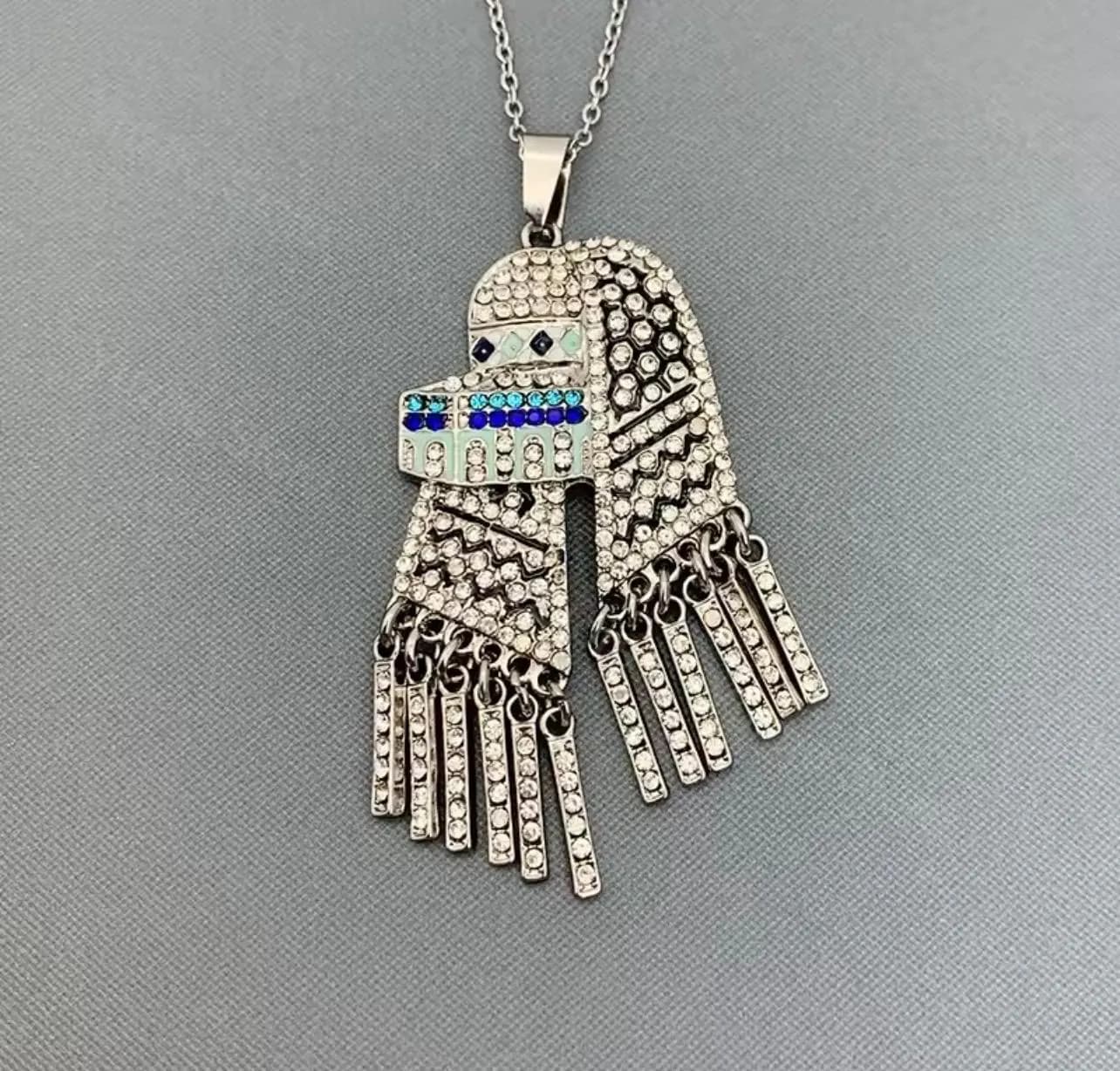 Crystal Dome of the Rock Necklace: Palestine Islamic Architecture Pendant - image 2
