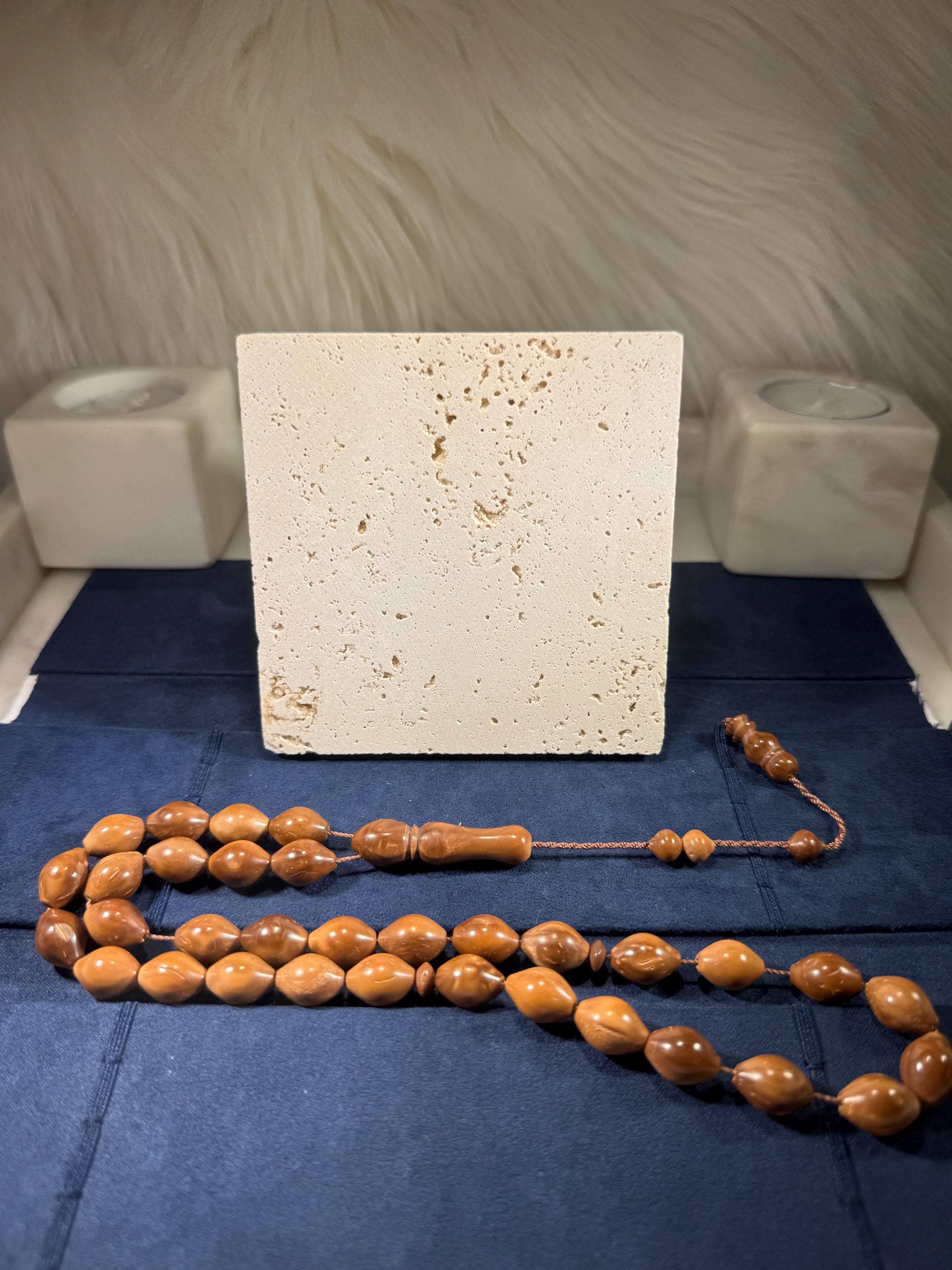 Handmade Kok Wood Tasbih: 33 Islamic Prayer Beads Dhikr Misbaha - image 4