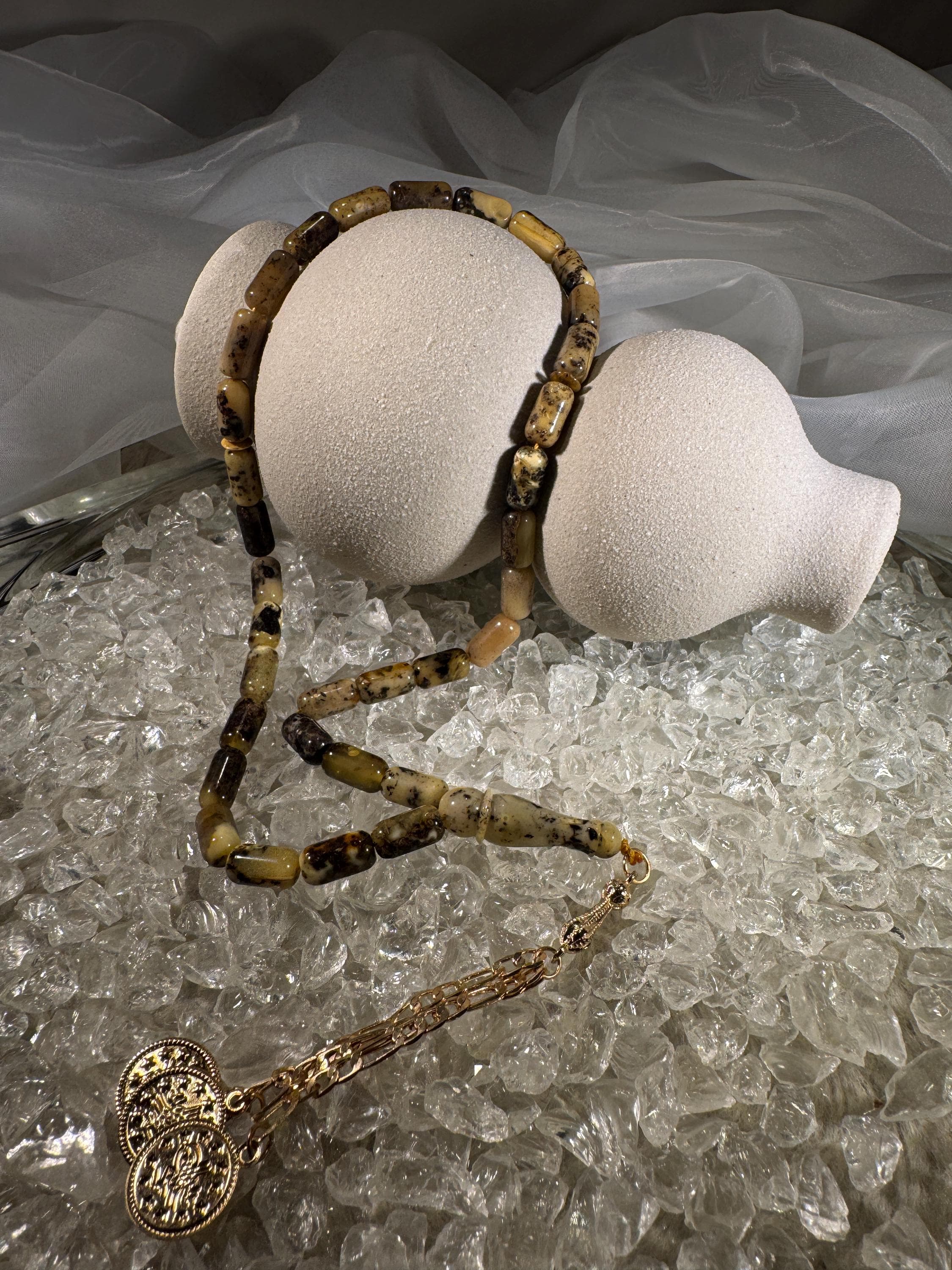 Baltic Amber Prayer Beads: Handmade Islamic Rosary Misbaha