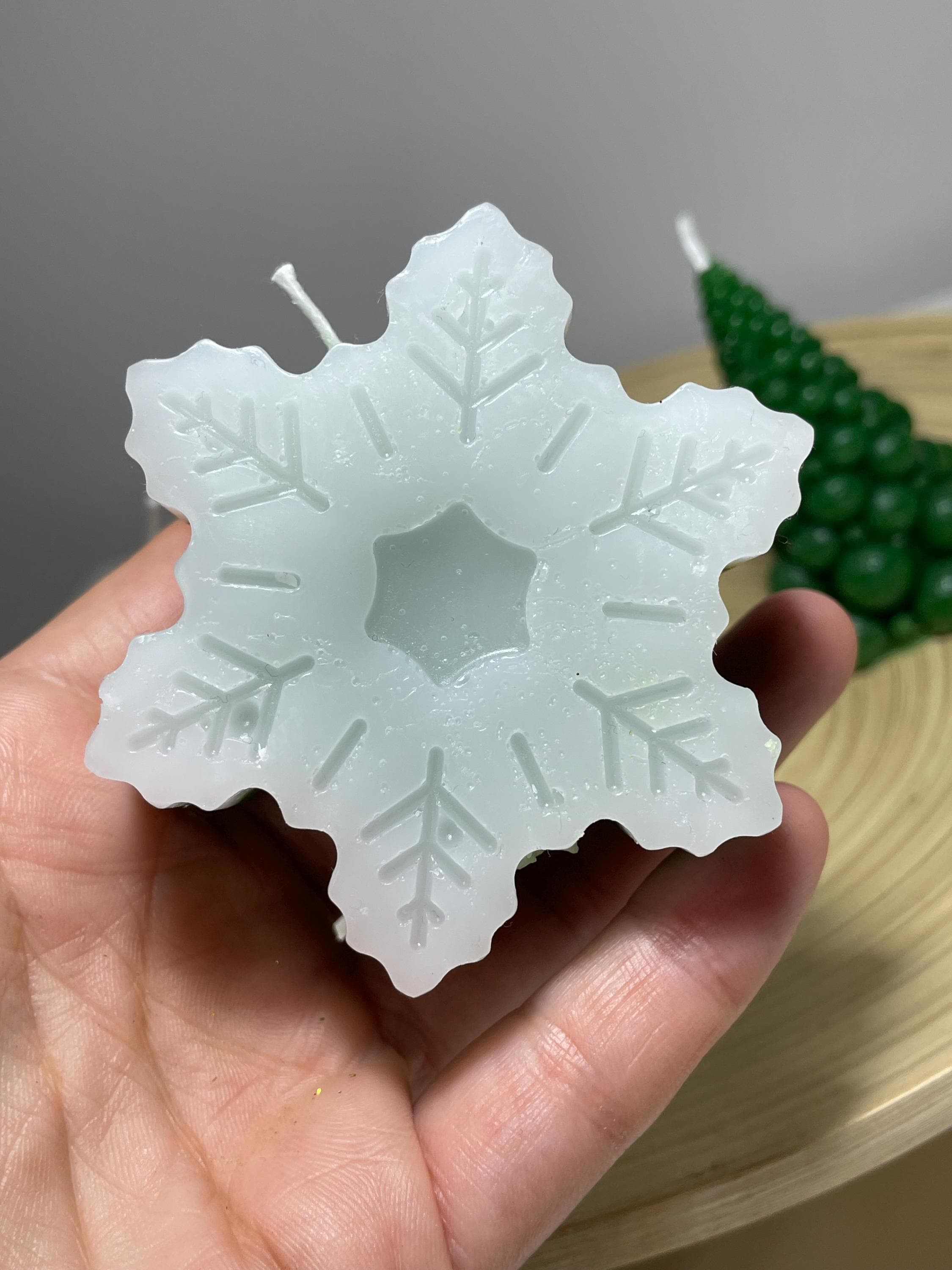 Christmas Tree Candle Collection: Handmade Soy Wax, Holiday Festive Home Decoration Employee Clients Gifts - image 3