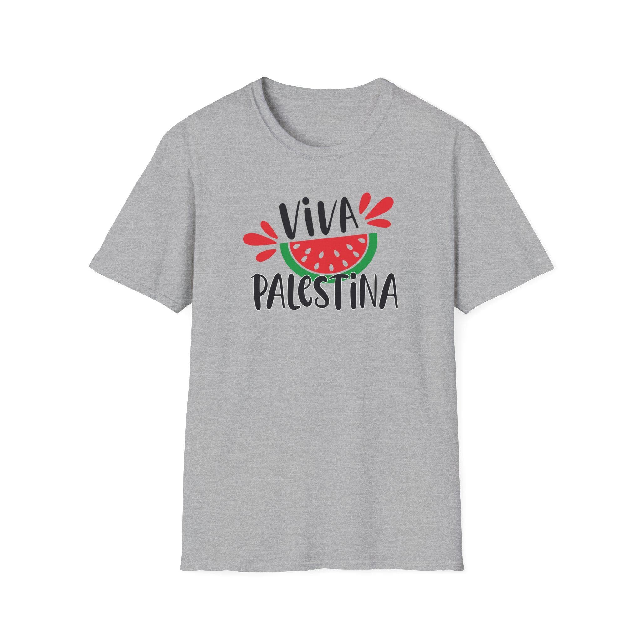 Viva Palestina Watermelon Unisex Softstyle T-Shirt Gildan Softstyle® 64000 - image 5