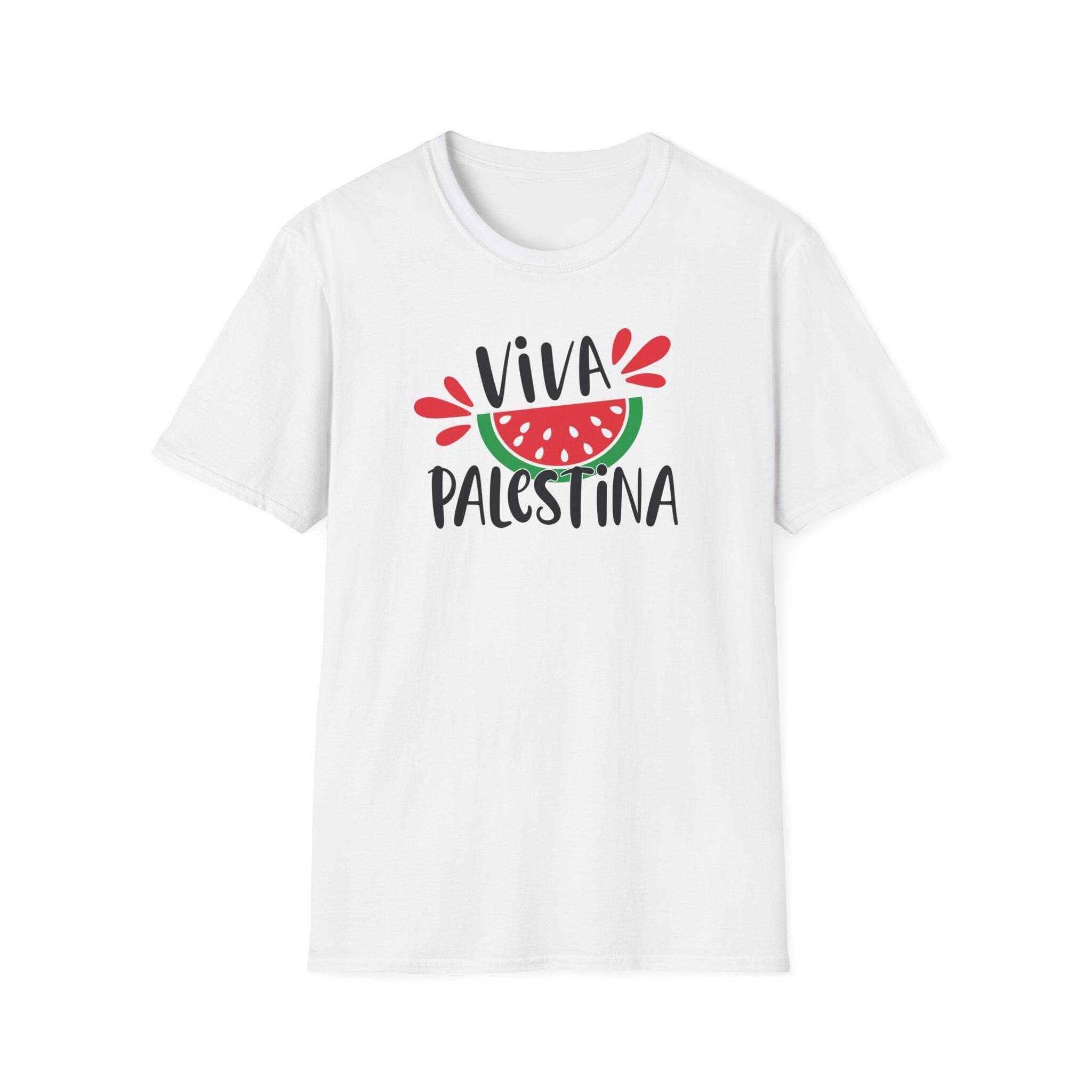 Viva Palestina Watermelon Unisex Softstyle T-Shirt Gildan Softstyle® 64000