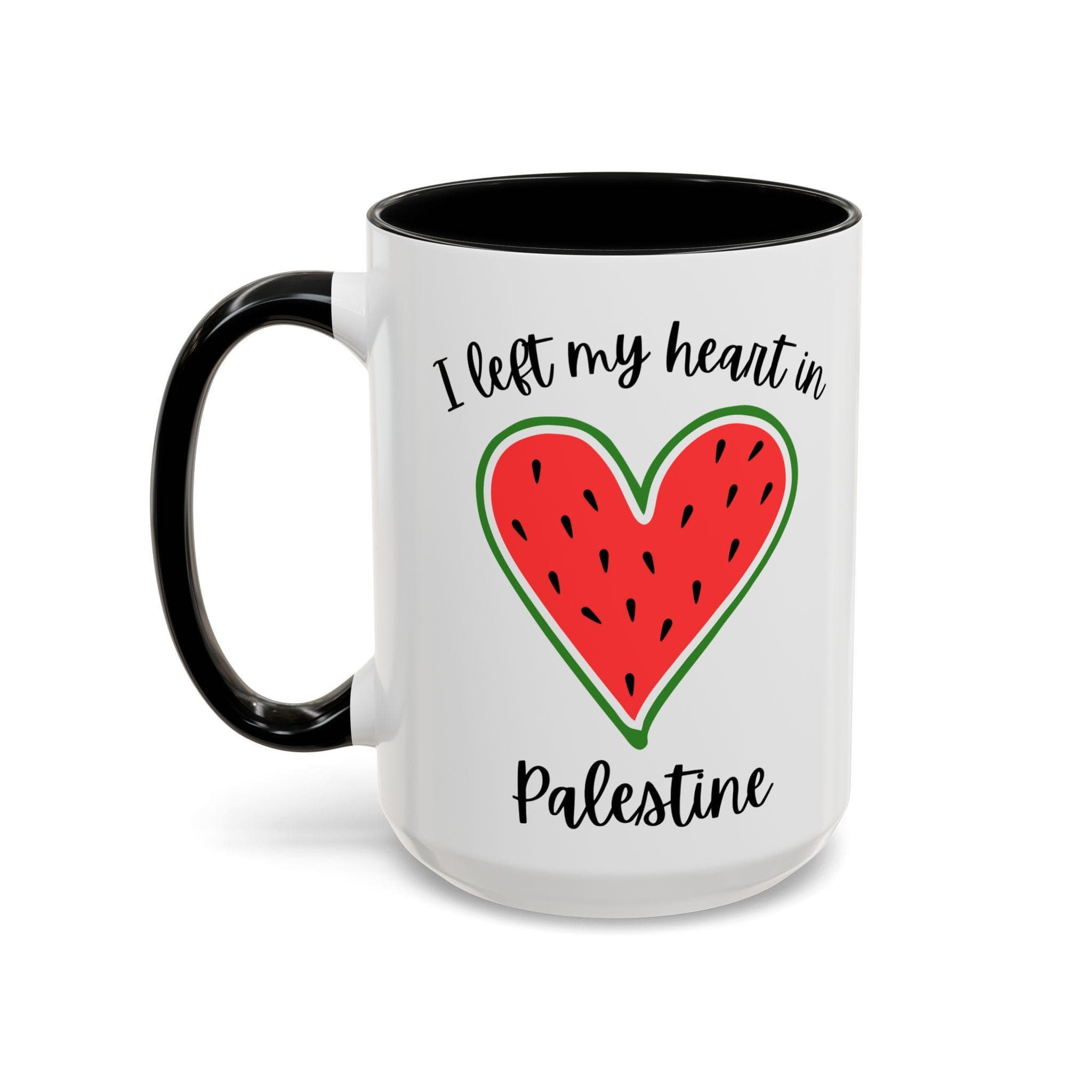 Palestine Coffee Mug | I left my heart in Palestine
