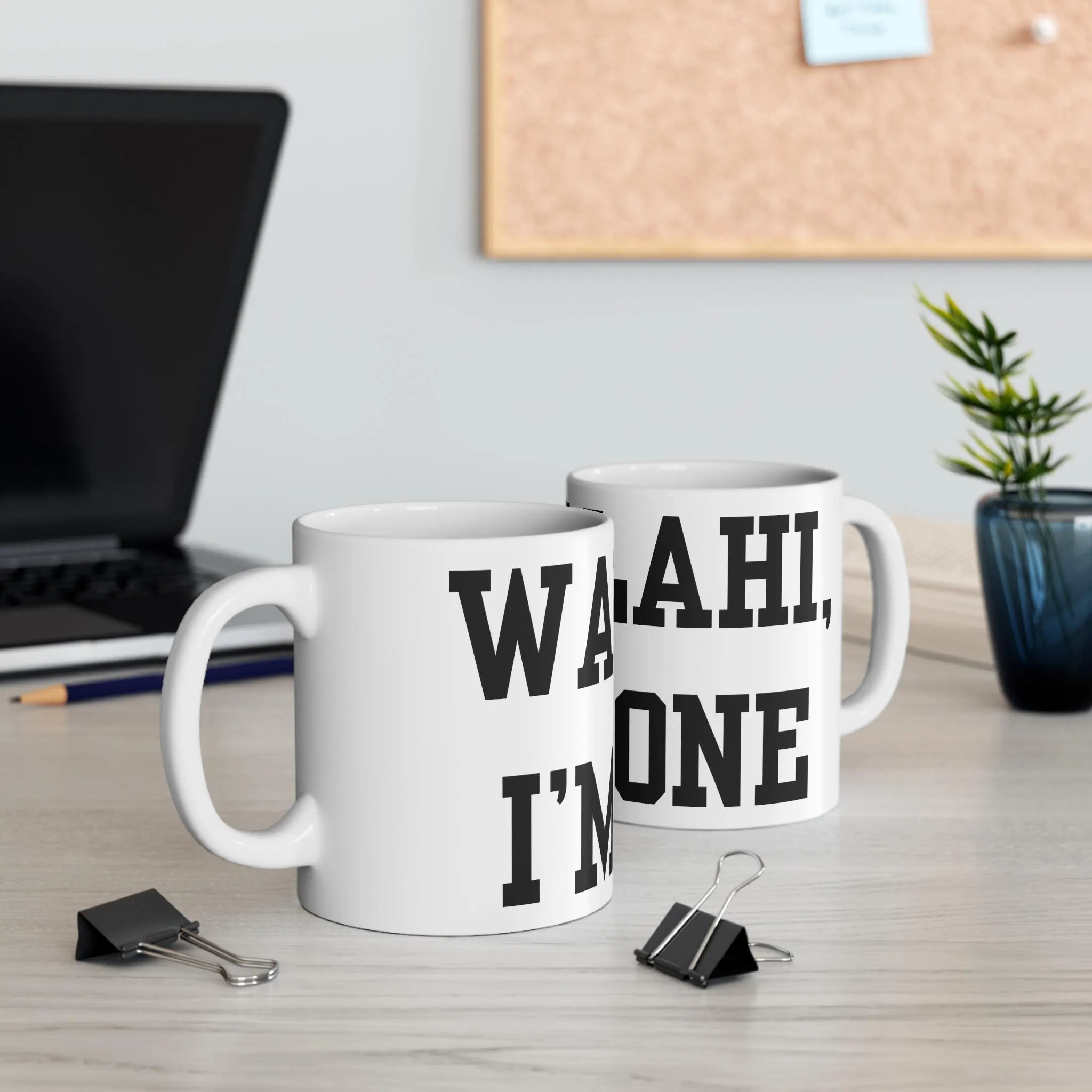 Wallahi I'm Done Mug: Funny Coffee Cup Gift, UK Printed Ceramic - image 5