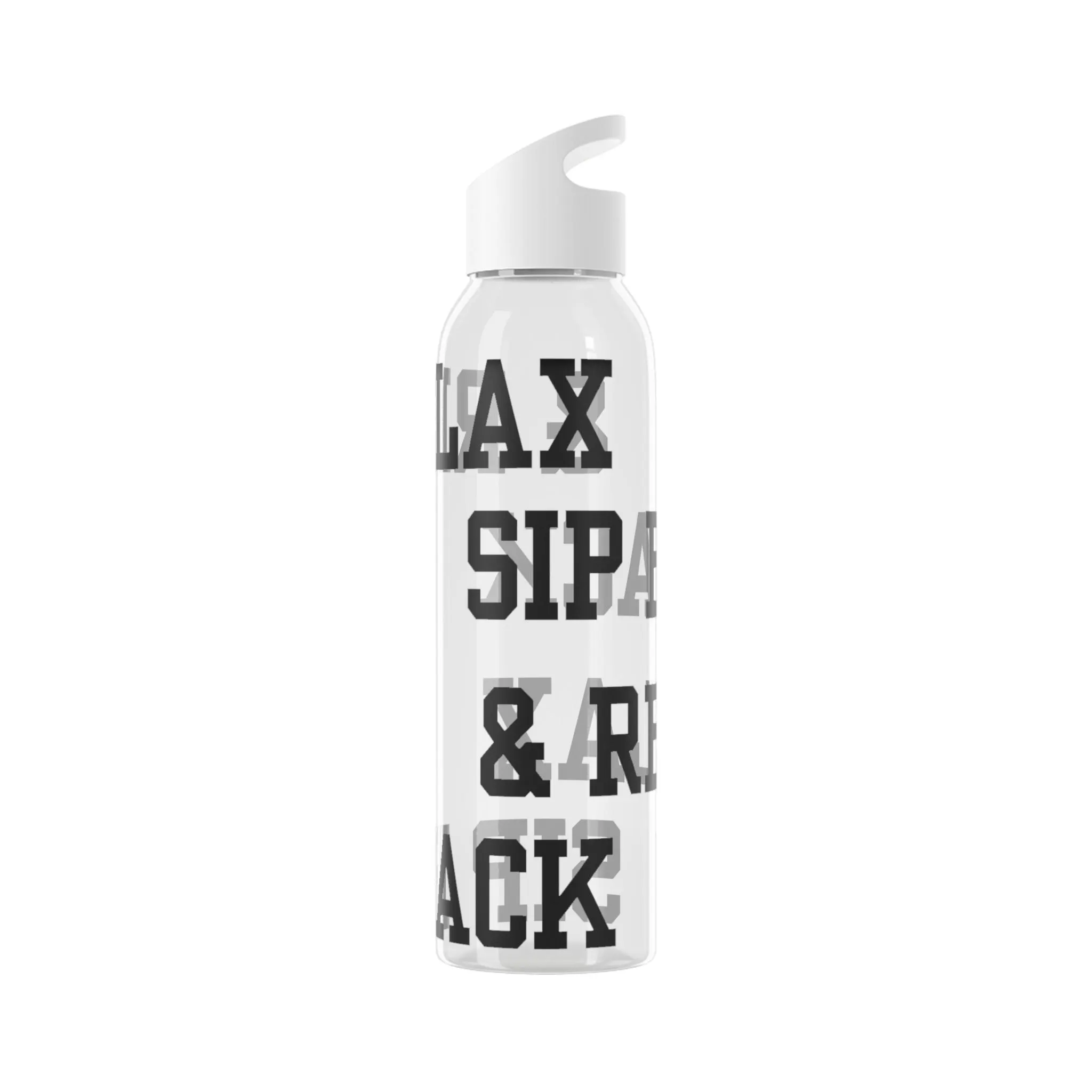Vibrant Water Bottle: Sip Back & Relax - Novelty Gift