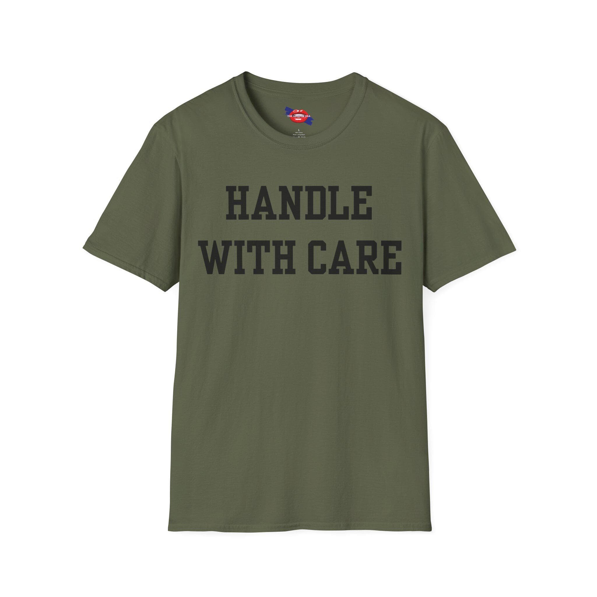 Handle With Care T Shirt | Funny Cheeky Slogan Tee | Playful Adult Graphic Tshirt | Unisex Joke Tee | Gift for Him or Her UK - image 5