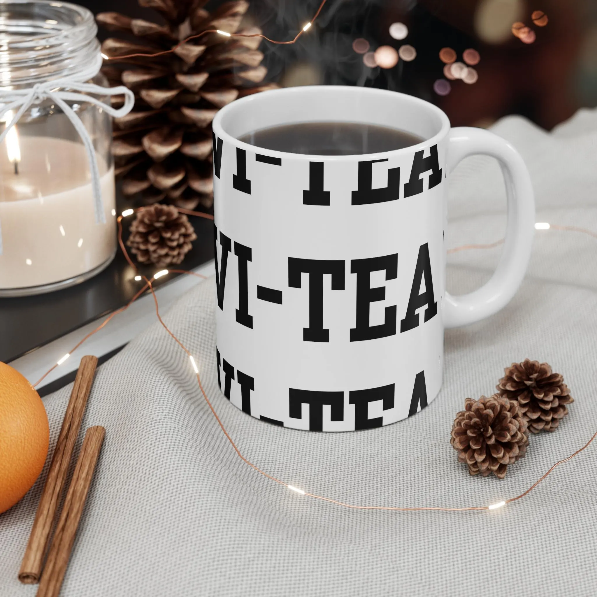 Positivi-tea Funny Mug: Novelty Coffee Tea Cup - Pun Gift - image 5