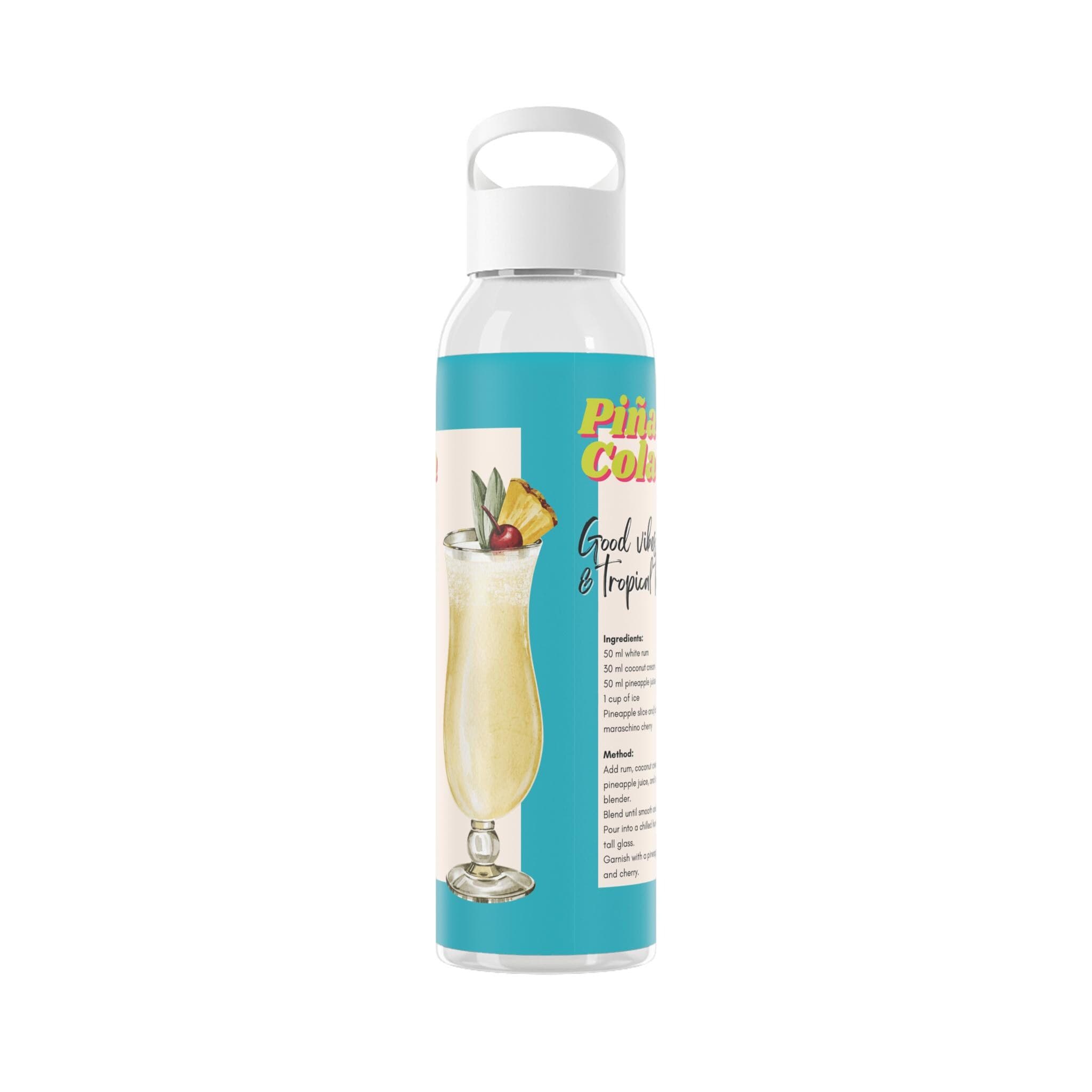 Pina Colada Recipe Water Bottle: Vibrant Novelty Design - image 3