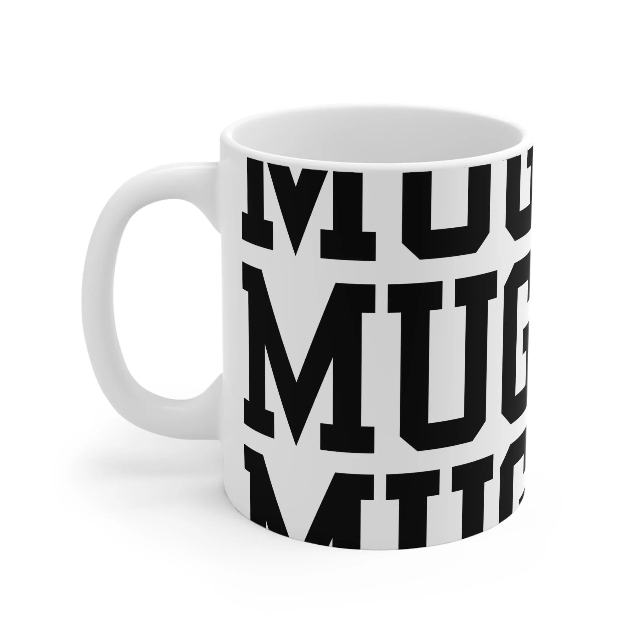 Funny "Mug Life" Mug: UK Slang, Novelty Coffee/Tea Cup