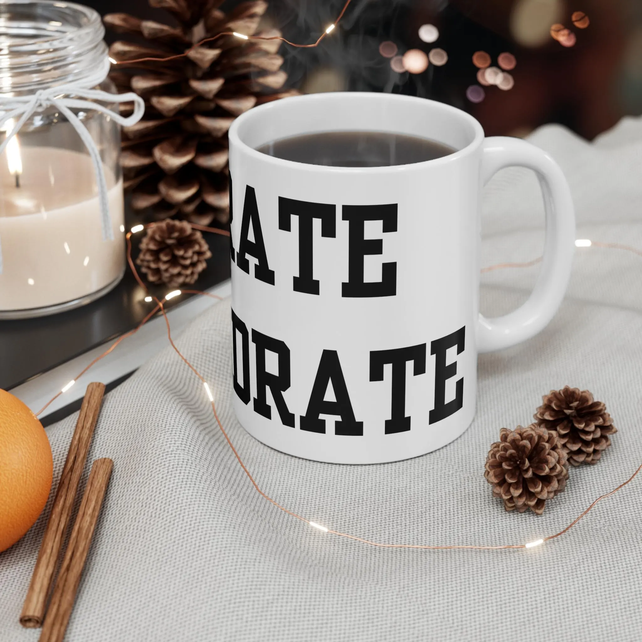 Hydrate or Diedrate Mug: Funny Coffee Tea Cup, Office Humor - image 5
