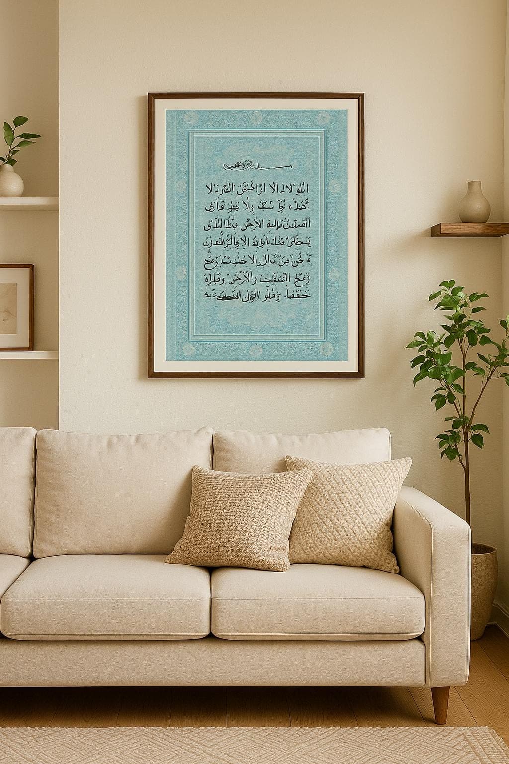Ayat al-Kursi Quranic Wall Art – Islamic Calligraphy Poster (Printable) - image 3