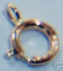 6mm 14K Gold Filled Bolt Clasp 5p Clasps Findings for Jewelry Making Supplies Closure round Clasp Spring