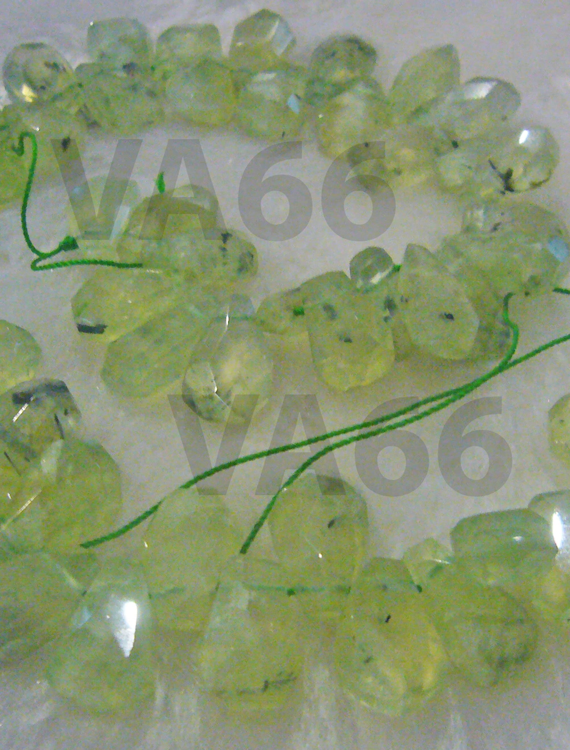 DIY 16" Natural Green Prehnite Gemstone Facetted Top Drill Pendant 20mm x 12mm 2-way Drop Shape Large Gemstones Beads Jewelry Making - image 4