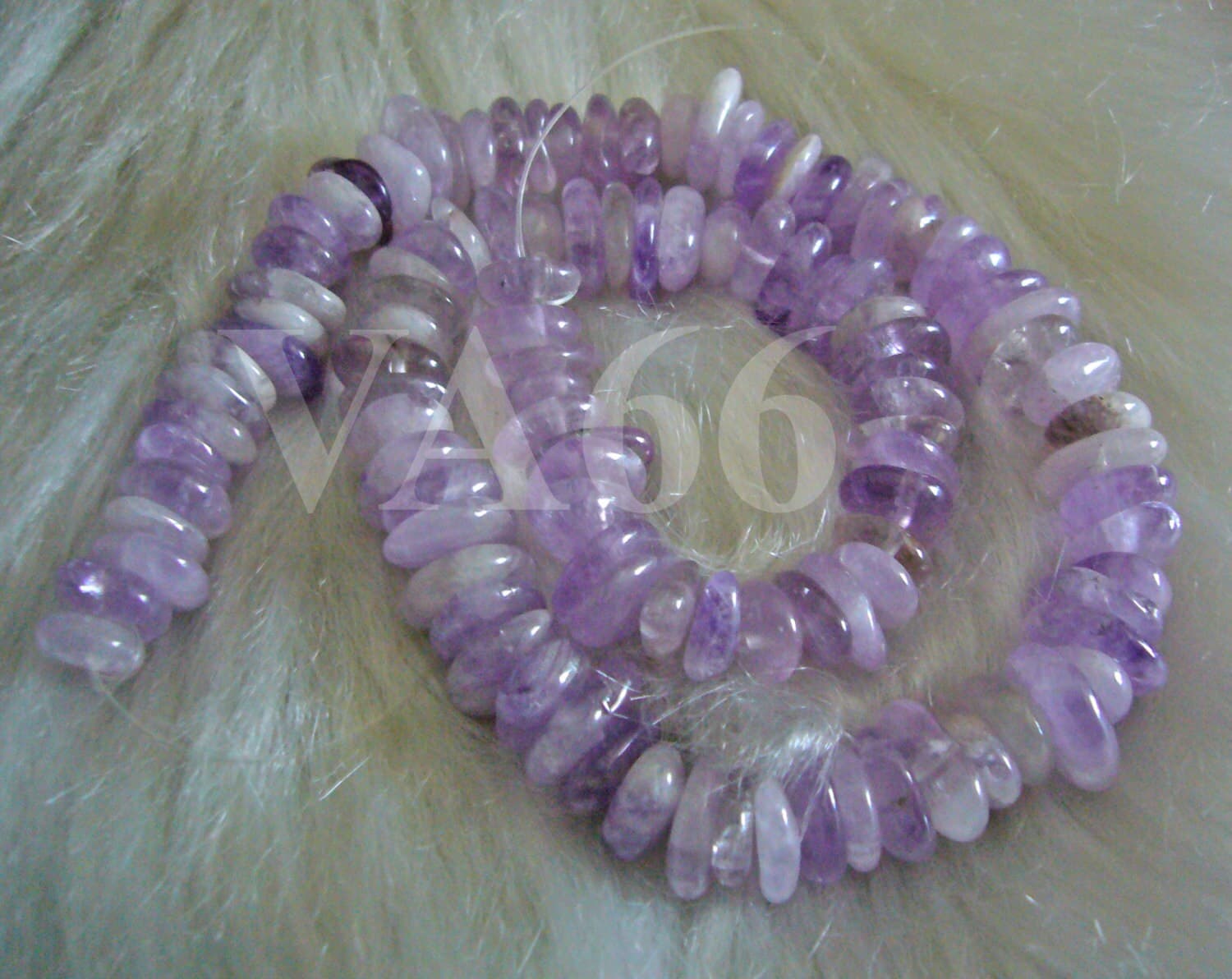DIY 16" Purple Lavender Amethyst Ametrine Gemstone Round Disc Wheel Shape Large 9mm - 12mm Genuine Gemstones Gems Loose Beads Jewelry Making - image 3