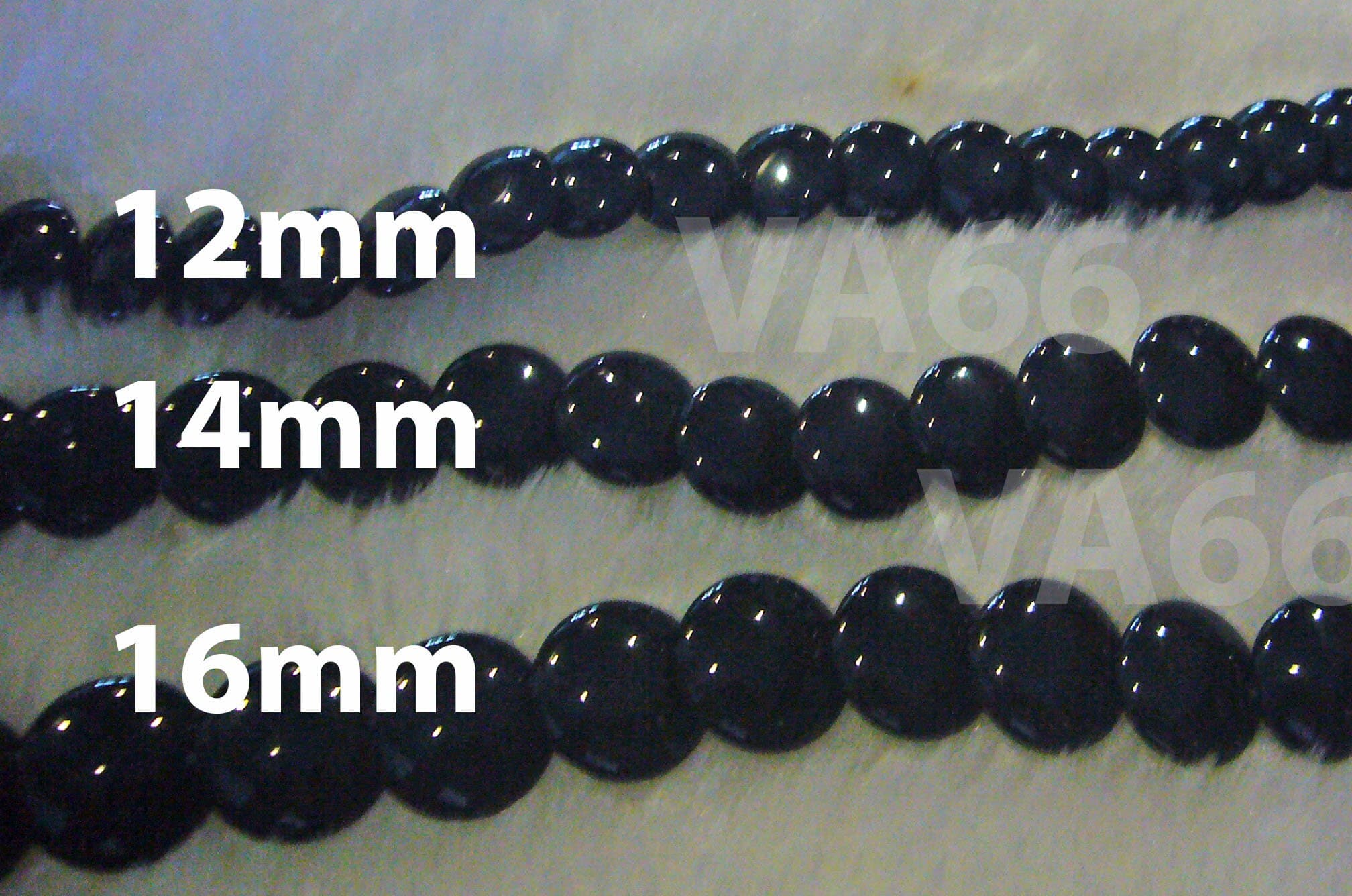 DIY 15" Natural Overlapping Gemstone Black Onyx Gemstones Round 12mm, 14mm, 16mm Flat Coin Disc A Grade Loose Beads Jewelry Making Craft - image 3