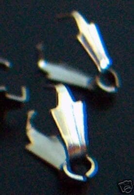 DIY 8pcs Pendant Bails for 10mm Swarovski Heart Parts Bail for Pendants Jewelry Making Findings - image 3