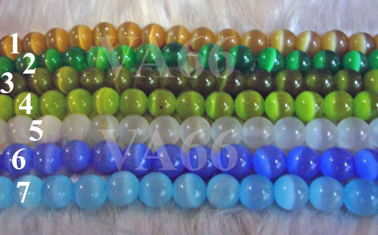 38p Bead Catseye Grade A Cats Eye Smooth choose color High Quality 10mm Glass Beads Full strand Bohemian Supplies Loose Beads Jewelry Making - image 3