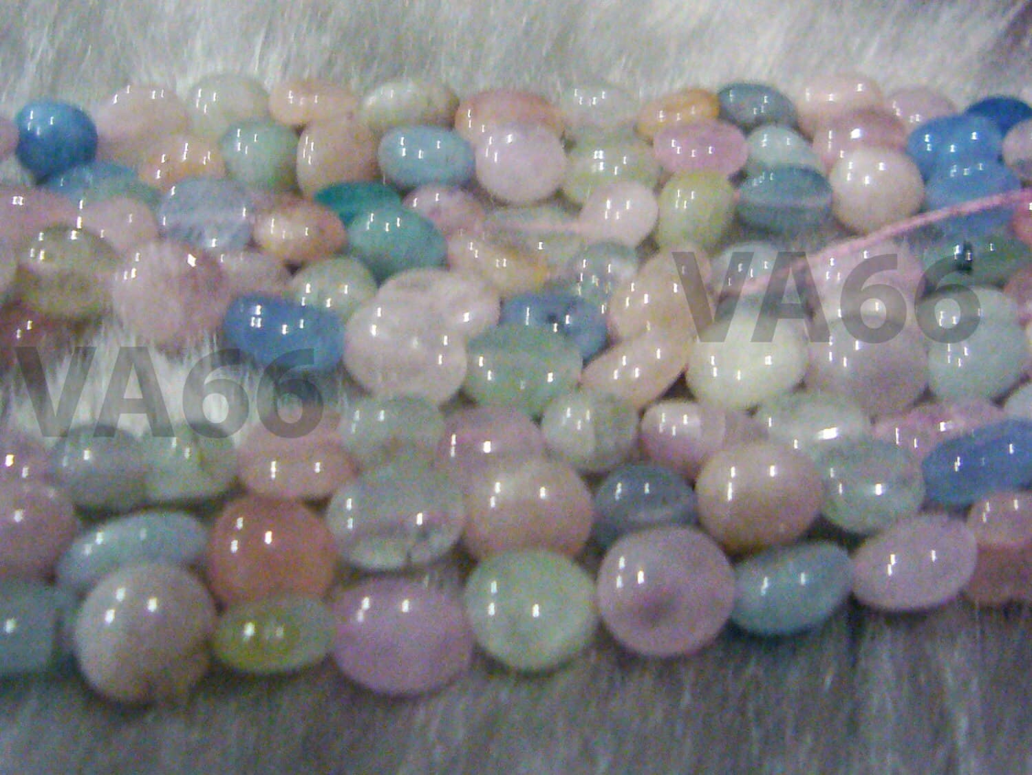 DIY 15" Morganite Gemstone Tumble 6mm - 9mm Pebble Stone Oval Size Pink Blue Green Beige Genuine Gemstones Gems Loose Beads Jewelry Making - image 3