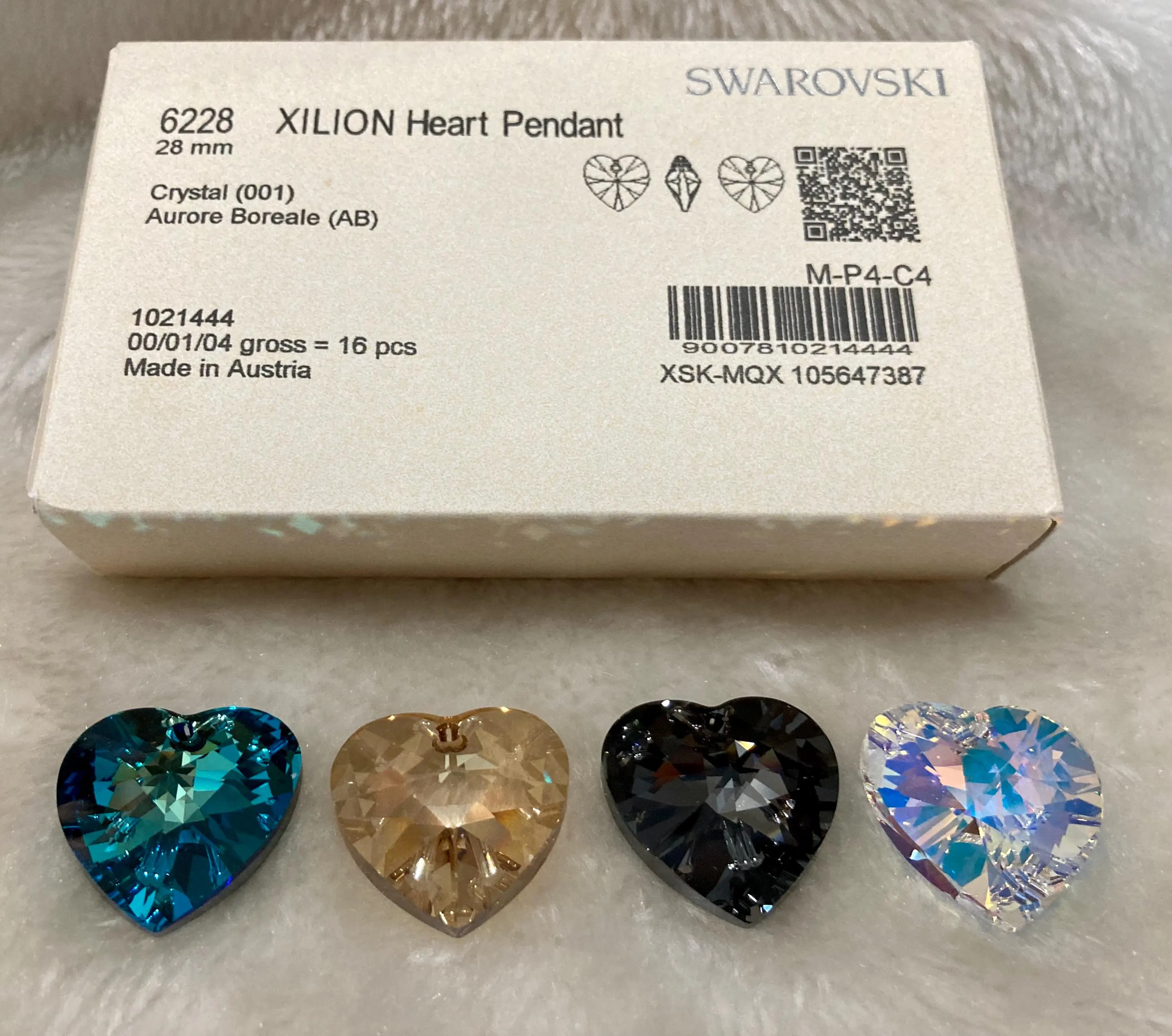 28mm Heart Swarovski Crystal Pendant 6202 AB 6228 Colours Loose Beads Jewelry Making Love Pendant top drilled