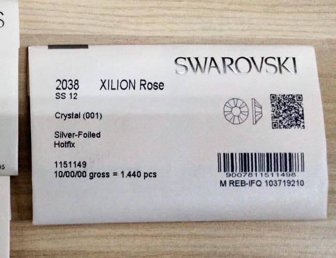 SS10 SS12 Sealed Swarovski Factory Pack 2028 2038 Hot Fix HF Iron On Crystal AB Clear Flatback Rhinestone 1440p Aurora Borealis Craft Bling - image 5