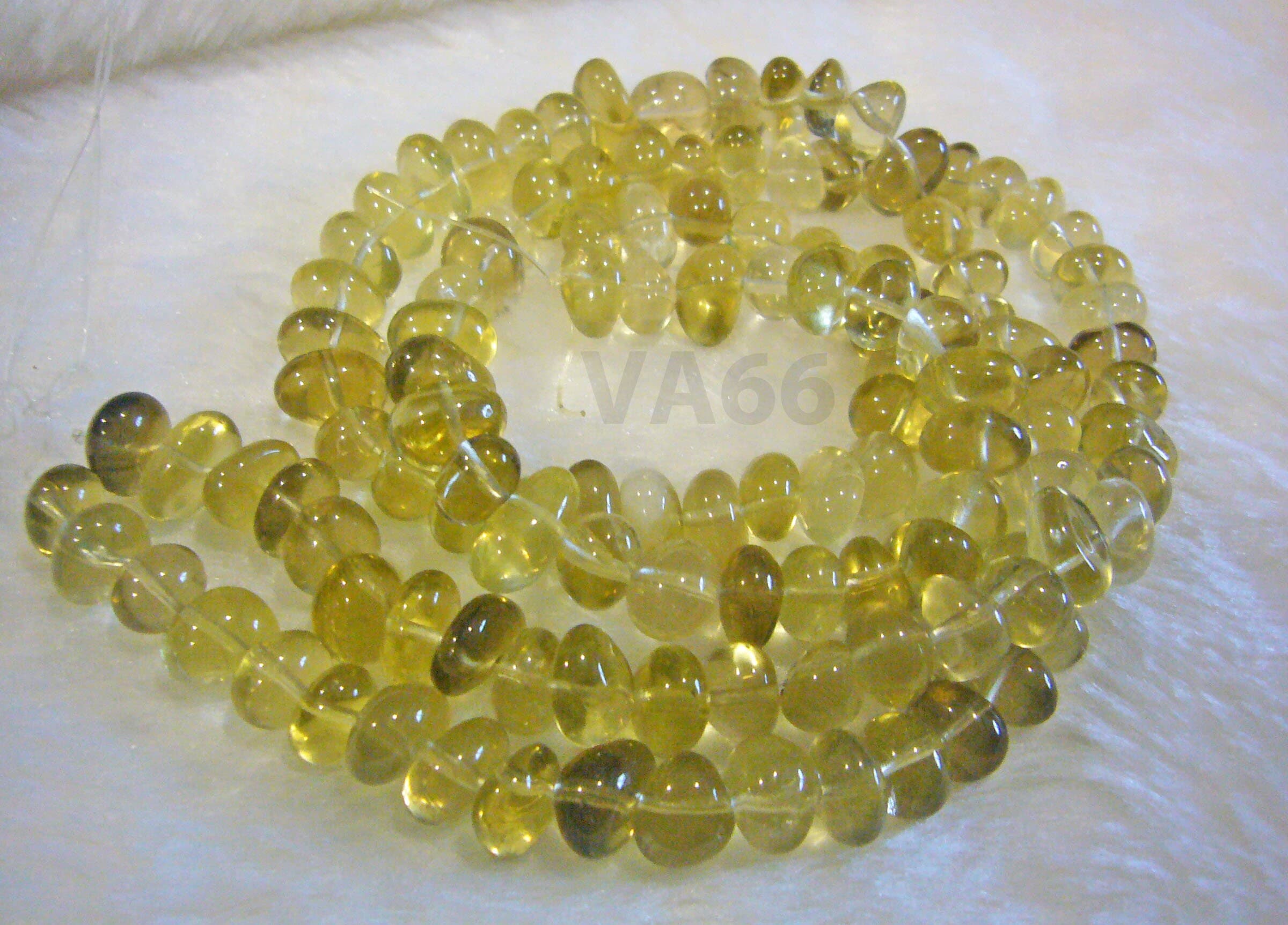 DIY AA 15.5" Lemon Quartz Gemstone Round Disc Wheel Rondelle Nugget Shape Large 9mm - 12mm Genuine Gemstones Gems Loose Beads Jewelry Making - image 3