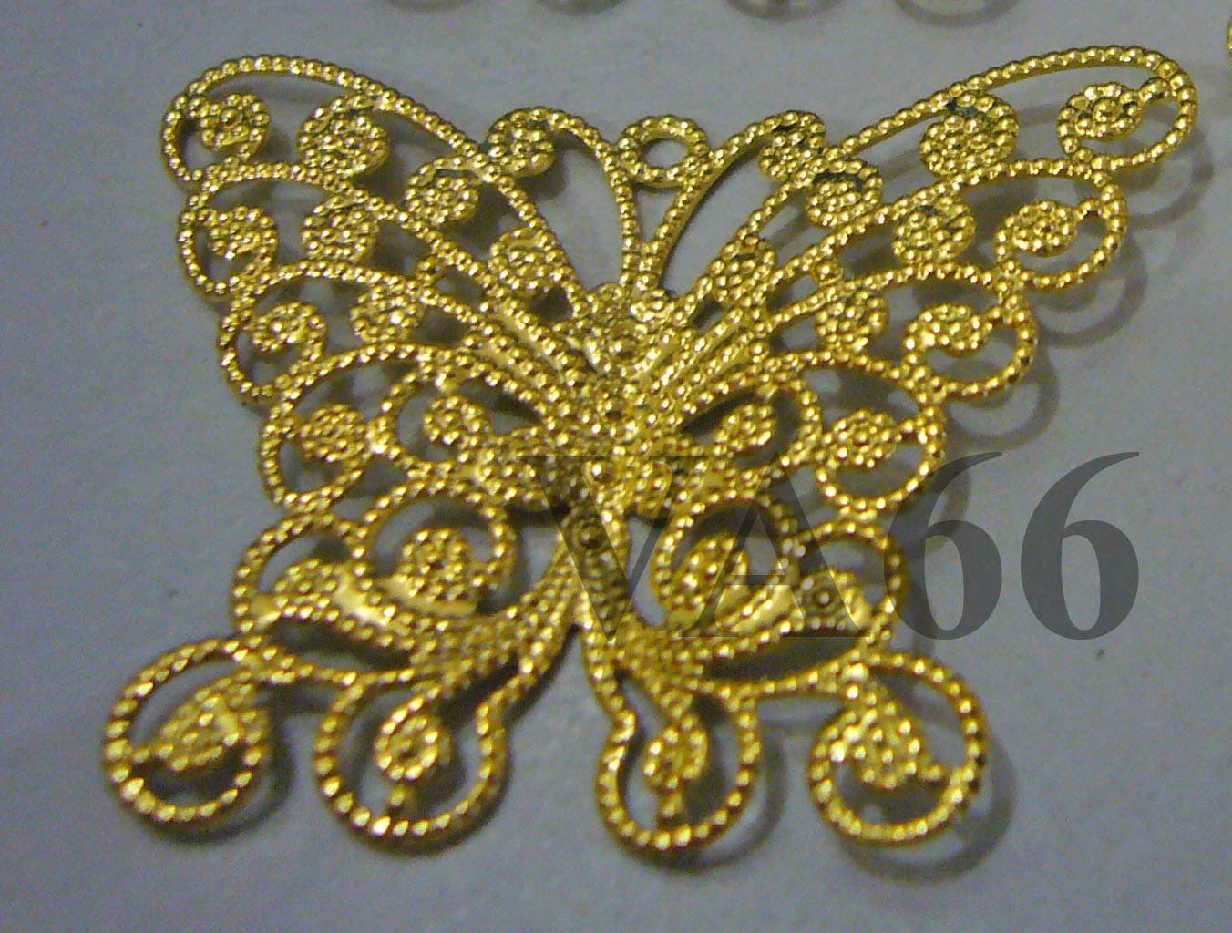 DIY Butterfly 4pcs Medium 28mm x 36mm Gold Filigree Lace Wrap Vintage Extension Chandelier Earrings Necklace Parts Findings Jewelry Making