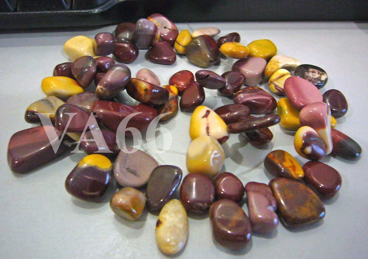 DIY 16 Inches Jasper Gemstone FLAT Water Drop Shape X-Large Size Chips Genuine Gemstones Gems Loose Beads Jewelry Making - image 3