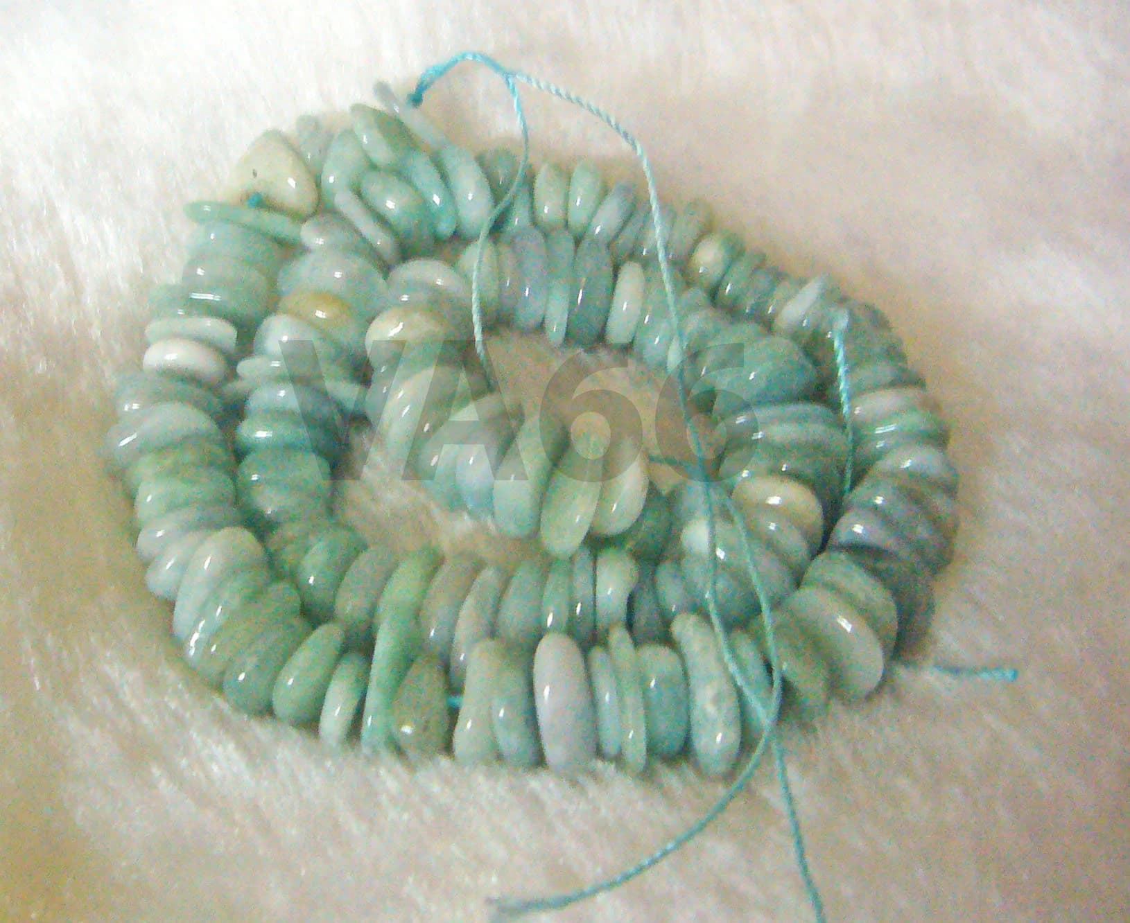 DIY 15" Green Jade Gemstone Round Disc Wheel Shape Large Size 9mm - 15mm Genuine Gemstones Gems Loose Beads Jewelry Making - image 3