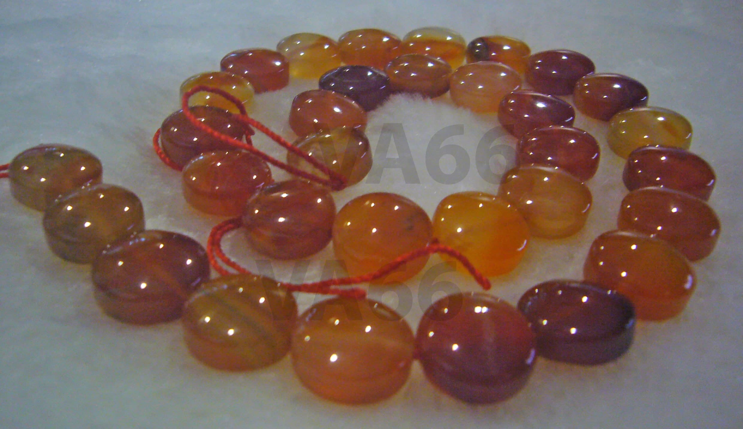 DIY 15" Natural Mixed Orange Red Agate Gemstone 12mm Round Cushion Shape Large Size Genuine Gemstones Gems Loose Beads Jewelry Making Craft - image 3
