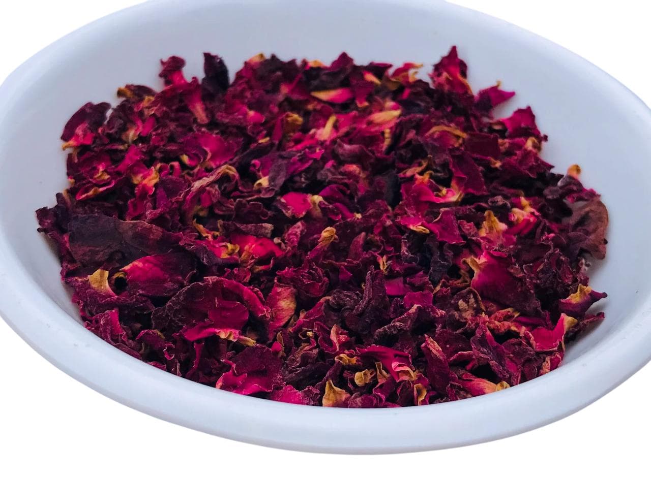 Dried Red Rose Petals: Food Grade Rosa Centifolia for Tea, Skincare - image 4