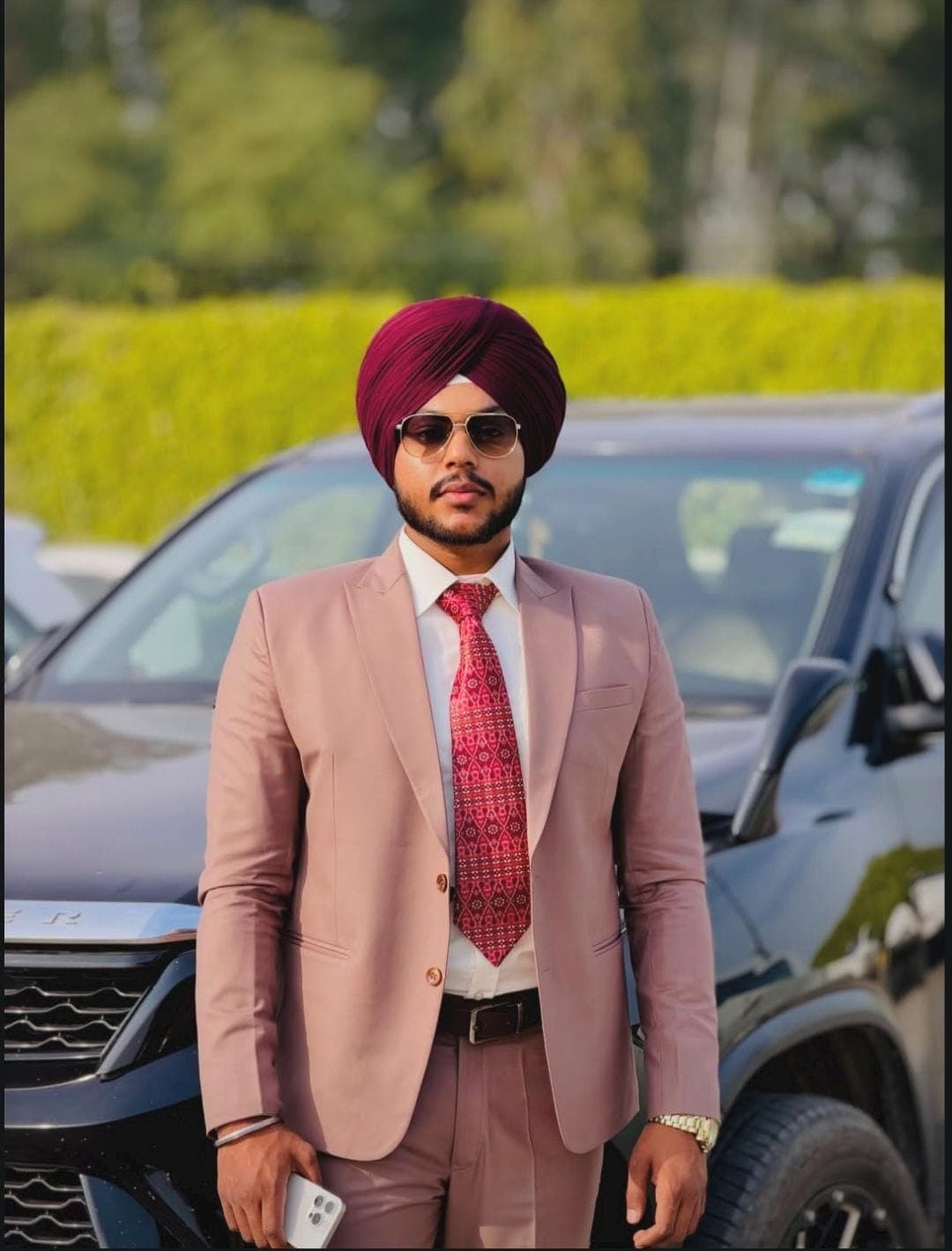 Men's Blush Pink Terry Rayon Suit | Slim Fit Wedding Guest Outfit - image 5