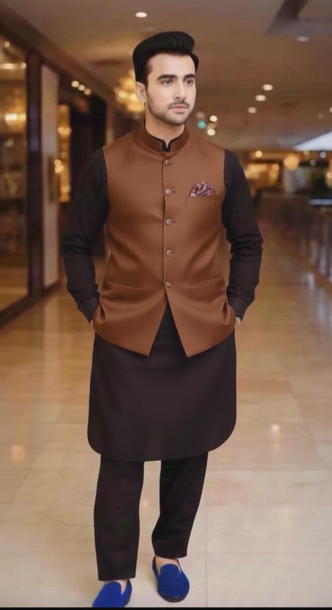 Men's Nehru Jacket | Men's Indian Wedding Waistcoat - image 4