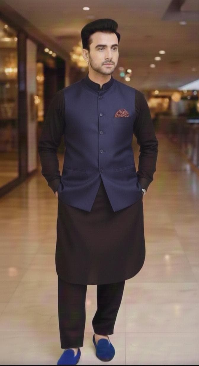 Men's Nehru Jacket | Men's Indian Wedding Waistcoat - image 3