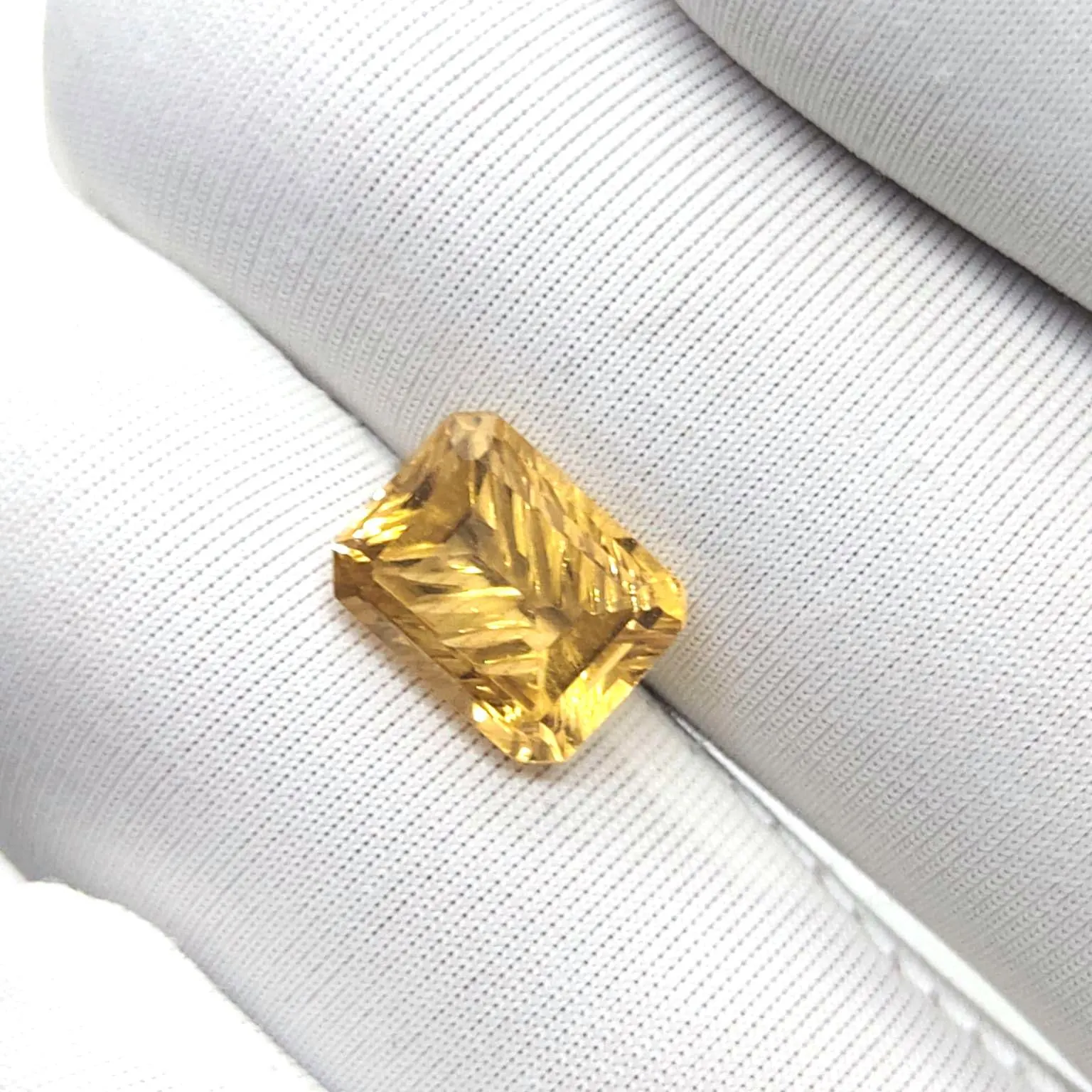 Natural Citrine Emerald Cut 9x6.94mm 2.25 Carat Loose Gemstone