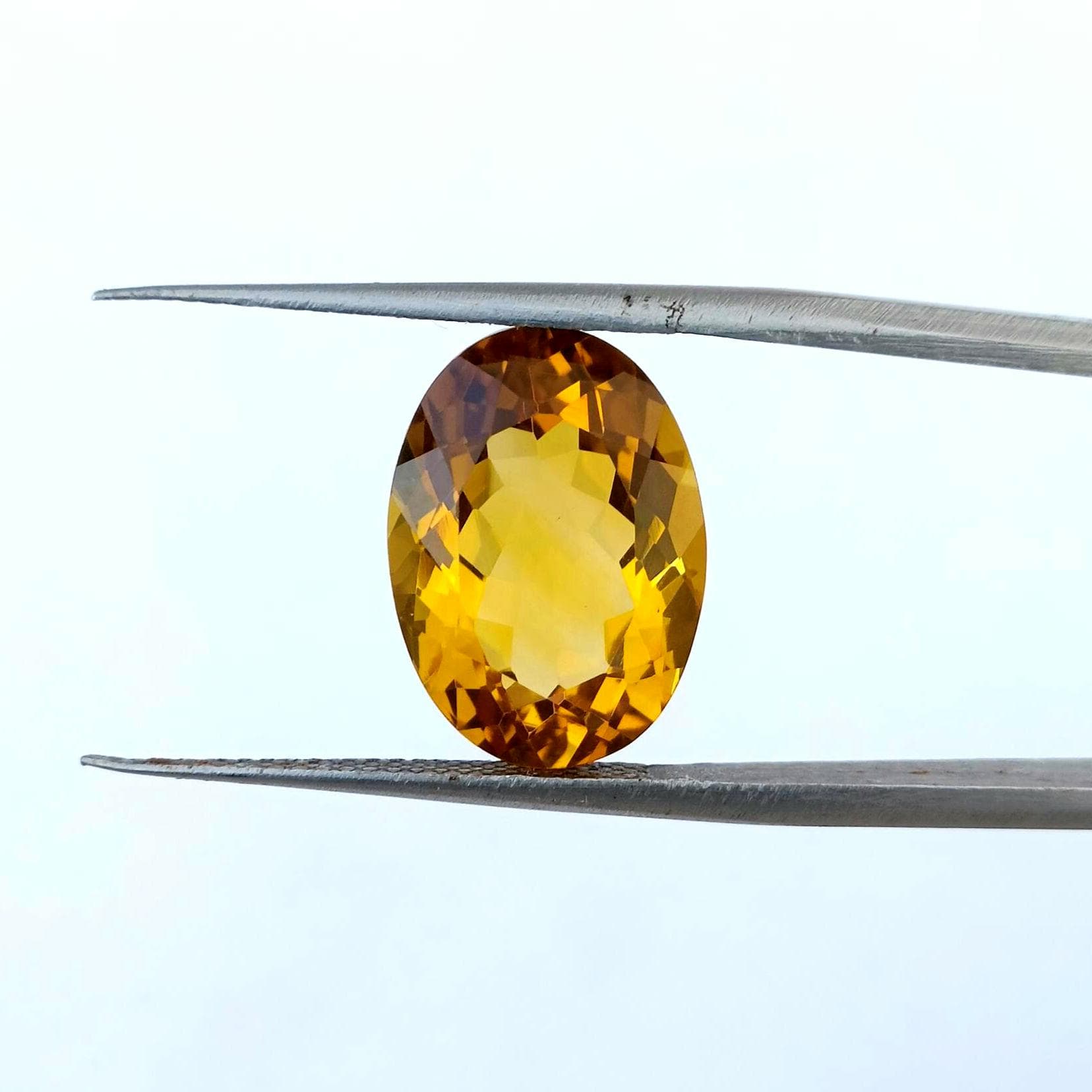 Natural Citrine Cabochon | 6.80 ct, Yellow Gemstone for Jewelry Making - image 4