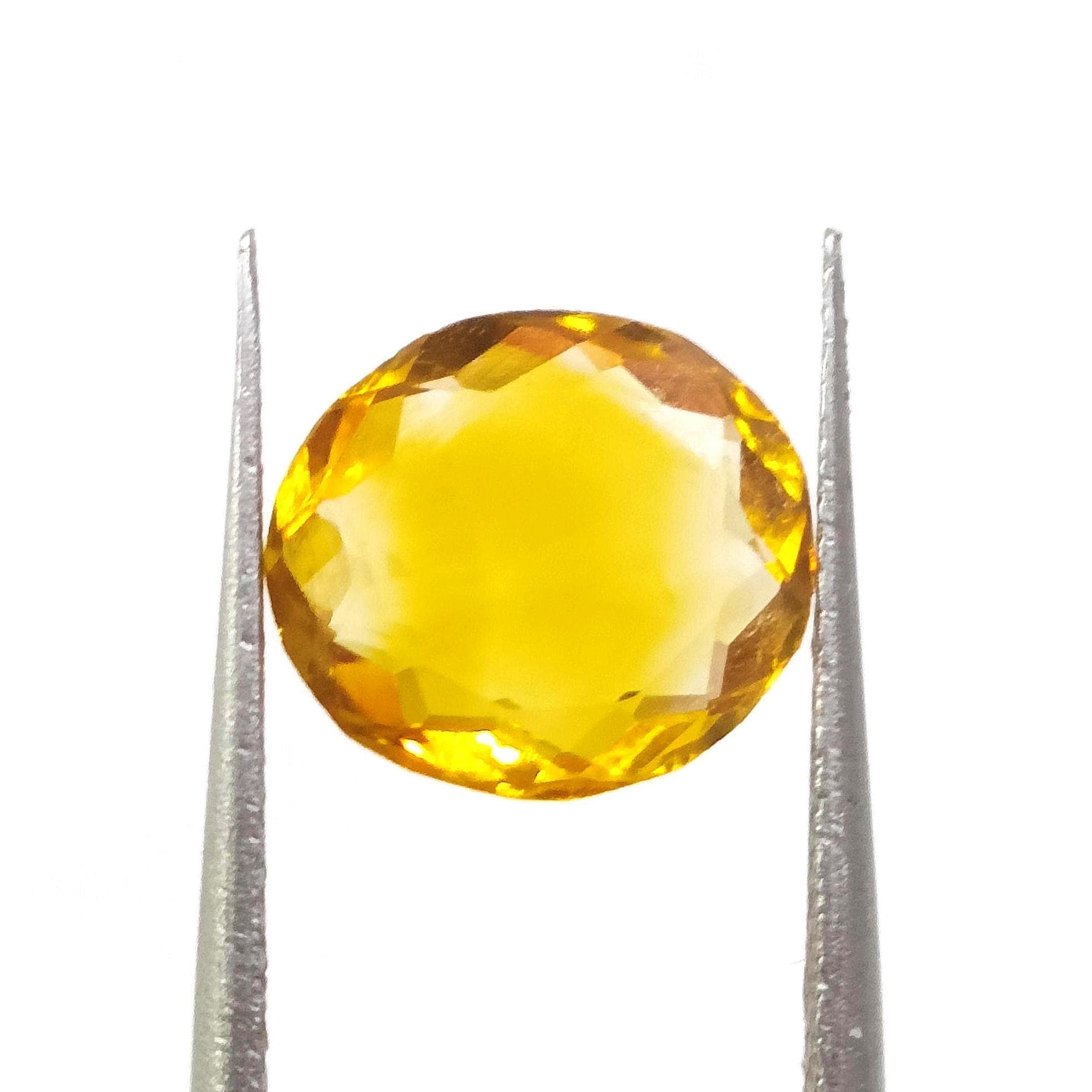 2.75 Ct Natural Citrine Faceted Gemstone, Oval Loose Gemstone, Calibrated Cut Stone For Jewelry Making, Gift For Her. - image 5
