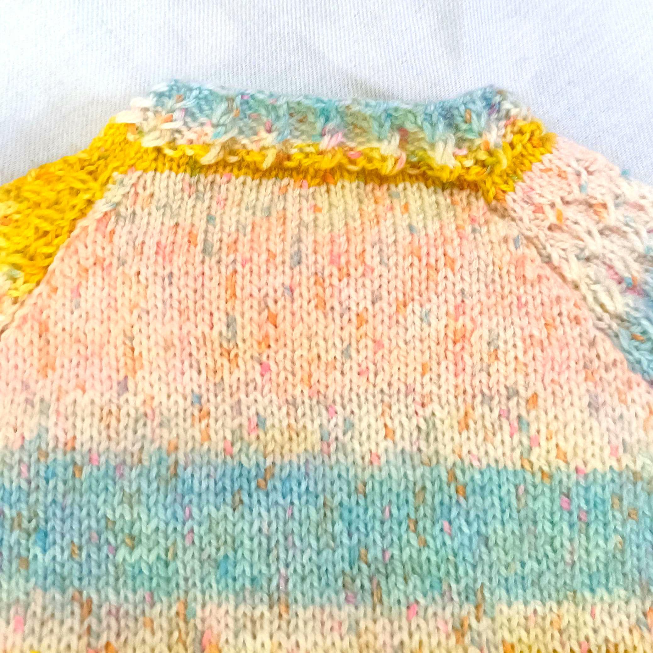 Handmade Knit Kids Cardigan | Floral Knit Sweater, Custom Fit - image 5
