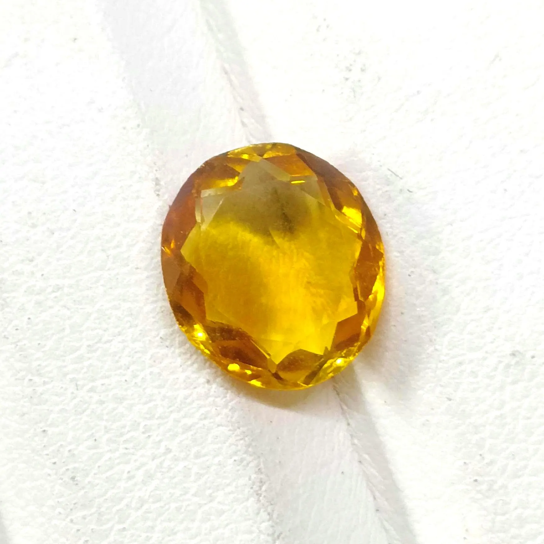 2.75 Ct Natural Citrine Faceted Gemstone, Oval Loose Gemstone, Calibrated Cut Stone For Jewelry Making, Gift For Her.