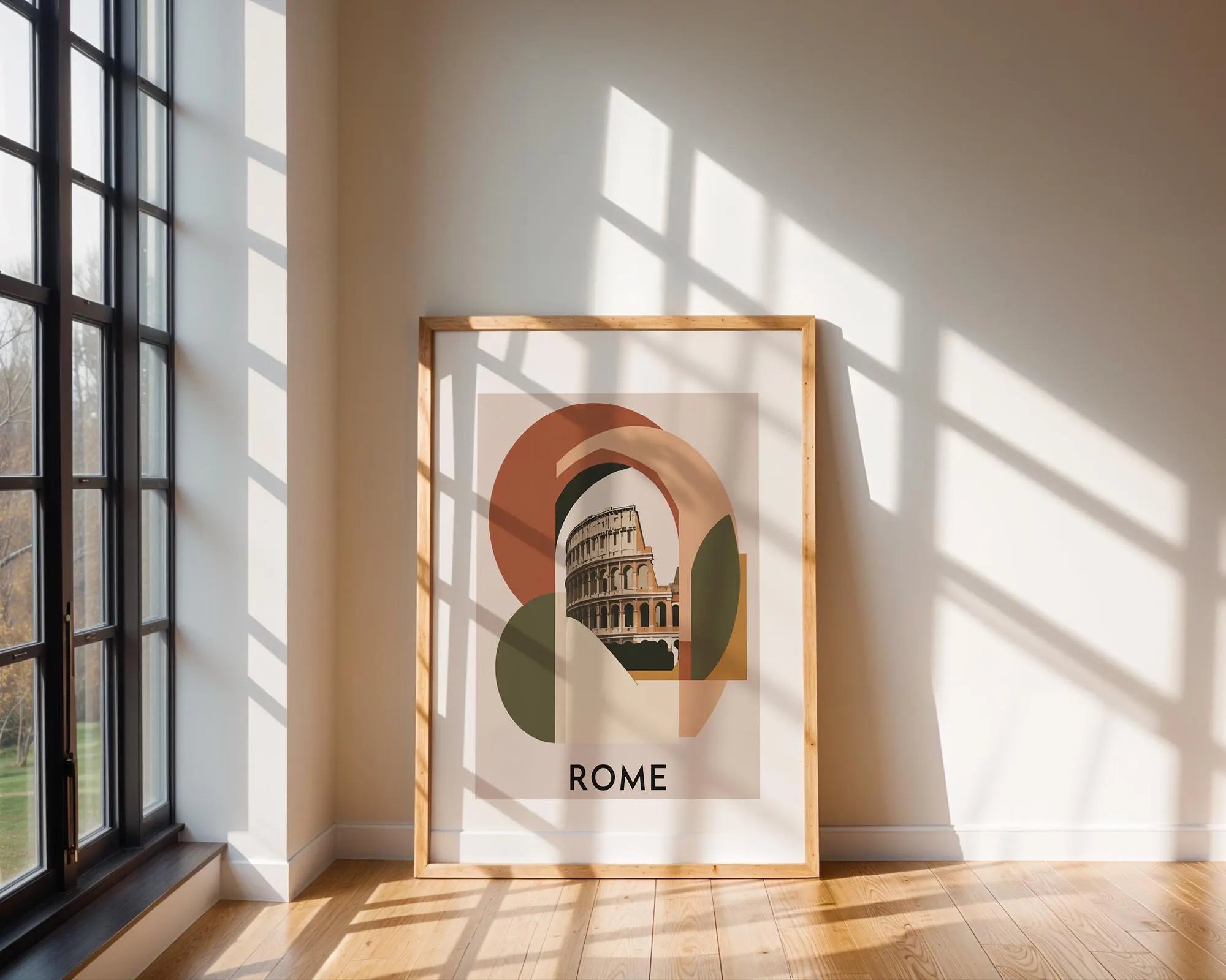 Travel Poster | Wall Art | Rome Minimalist Travel Poster | Instant printable