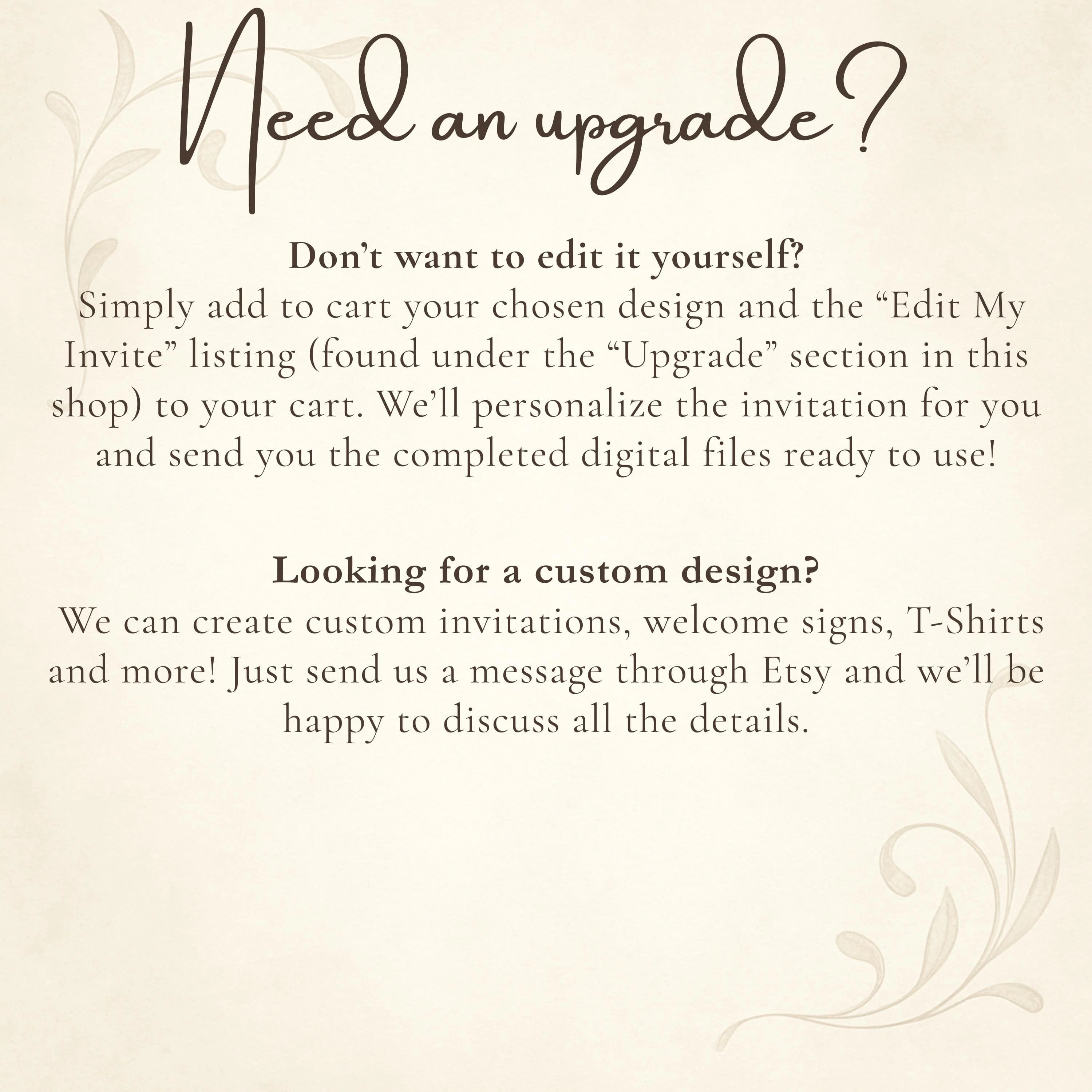 Elegant Islamic Wedding Invitation: Arabic Calligraphy Canva Template (5x7" Digital Download) - image 2