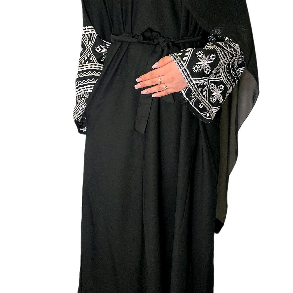 Safa Abaya In Black - Chocolate Brown - image 2