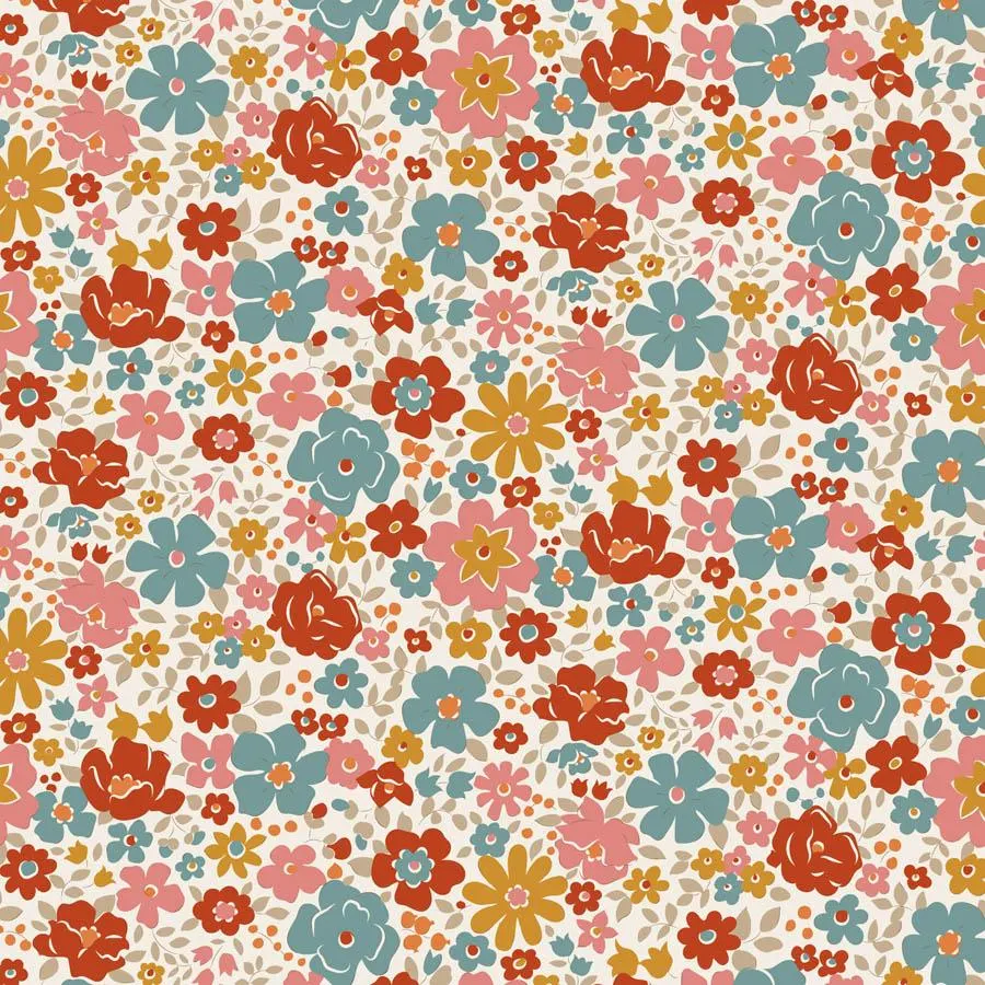 Village Life Collection | Esther Warm Cream | Tilda Fabrics | 26-801 | sold by 1/4 yard, cut continuous