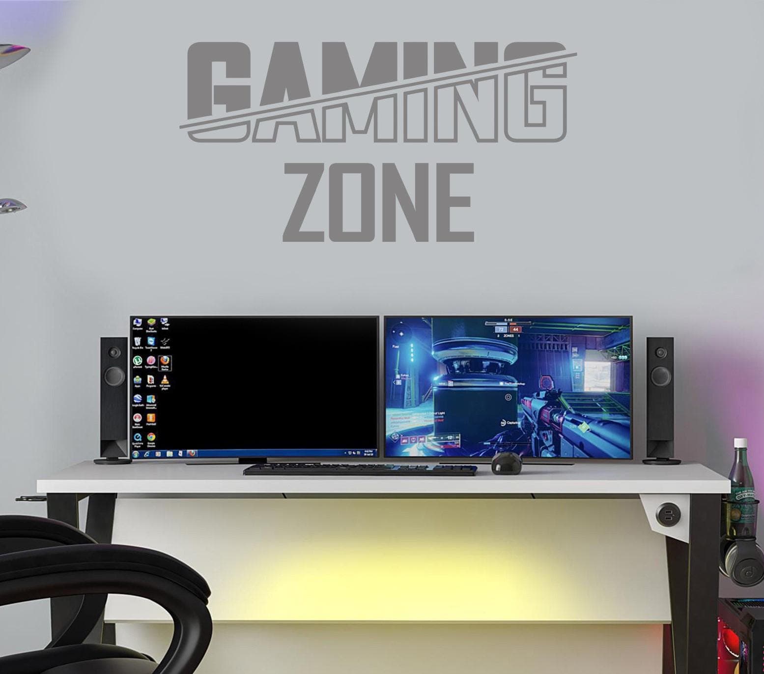 Gaming Zone Vinyl Wall Decal | Gamer Room Decor GZL - image 3