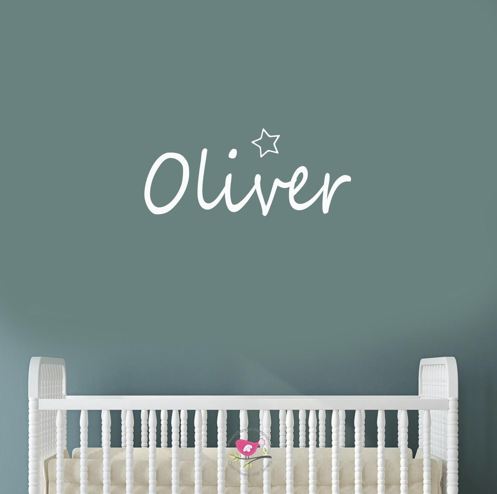 Personalized Name Star Wall Decal: Custom Nursery Decor - image 4